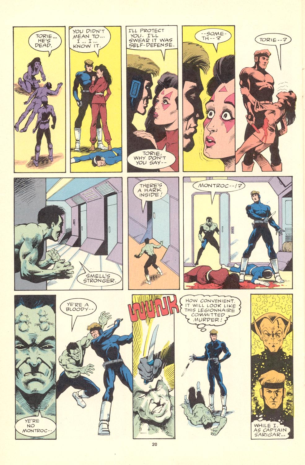 Read online Alien Legion comic -  Issue #11 - 22