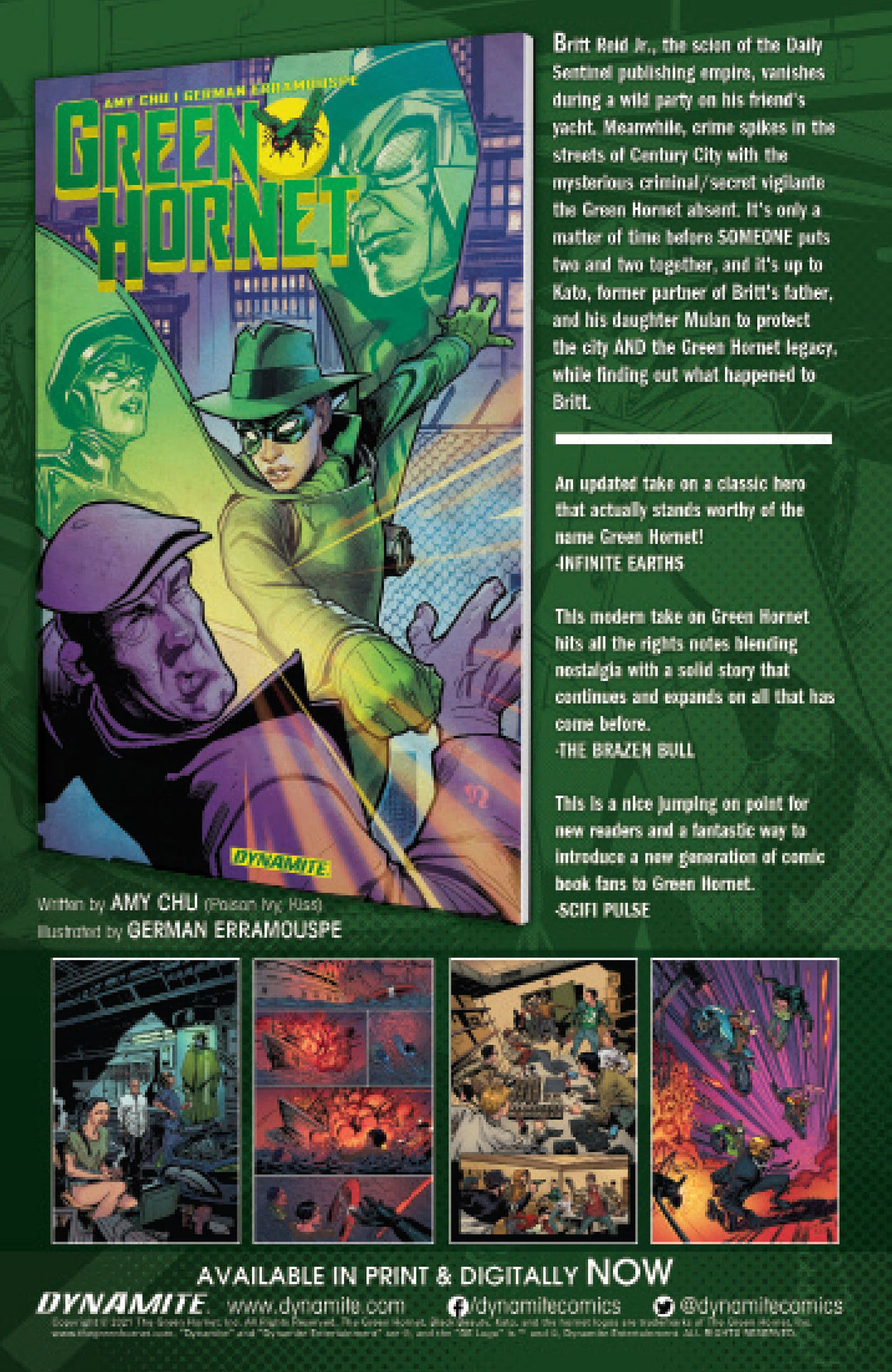 Read online The Green Hornet (2020) comic -  Issue # _Sky Lights Collection - 123