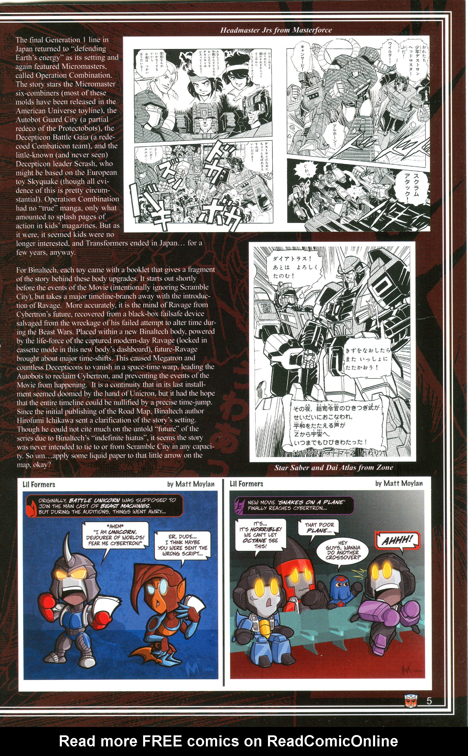 Read online Transformers: Collectors' Club comic -  Issue #11 - 5