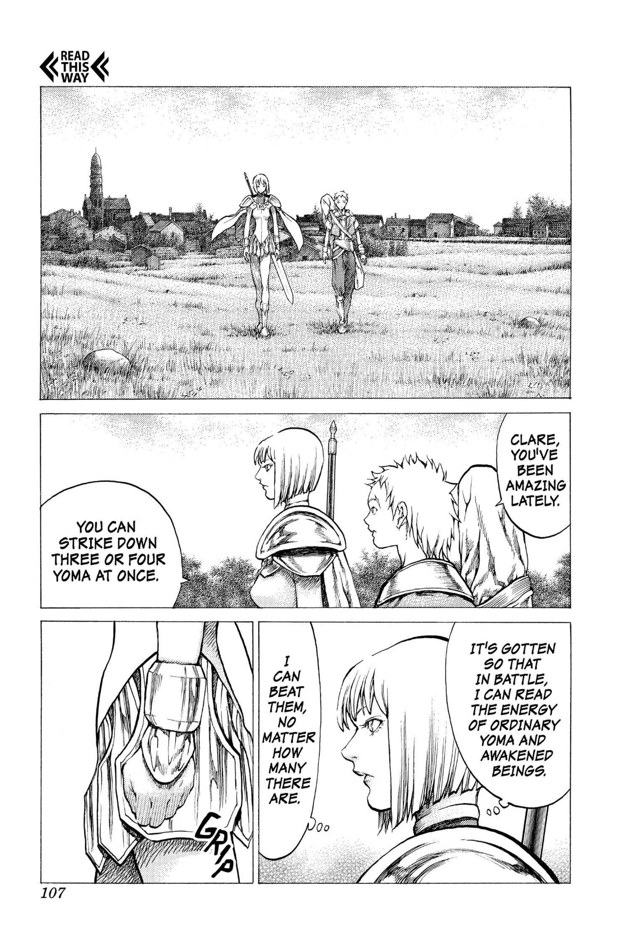 Read online Claymore comic -  Issue #6 - 101