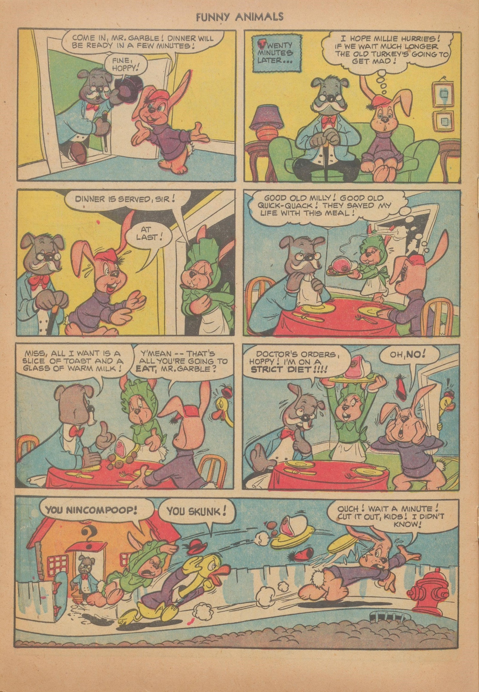 Read online Fawcett's Funny Animals comic -  Issue #76 - 34