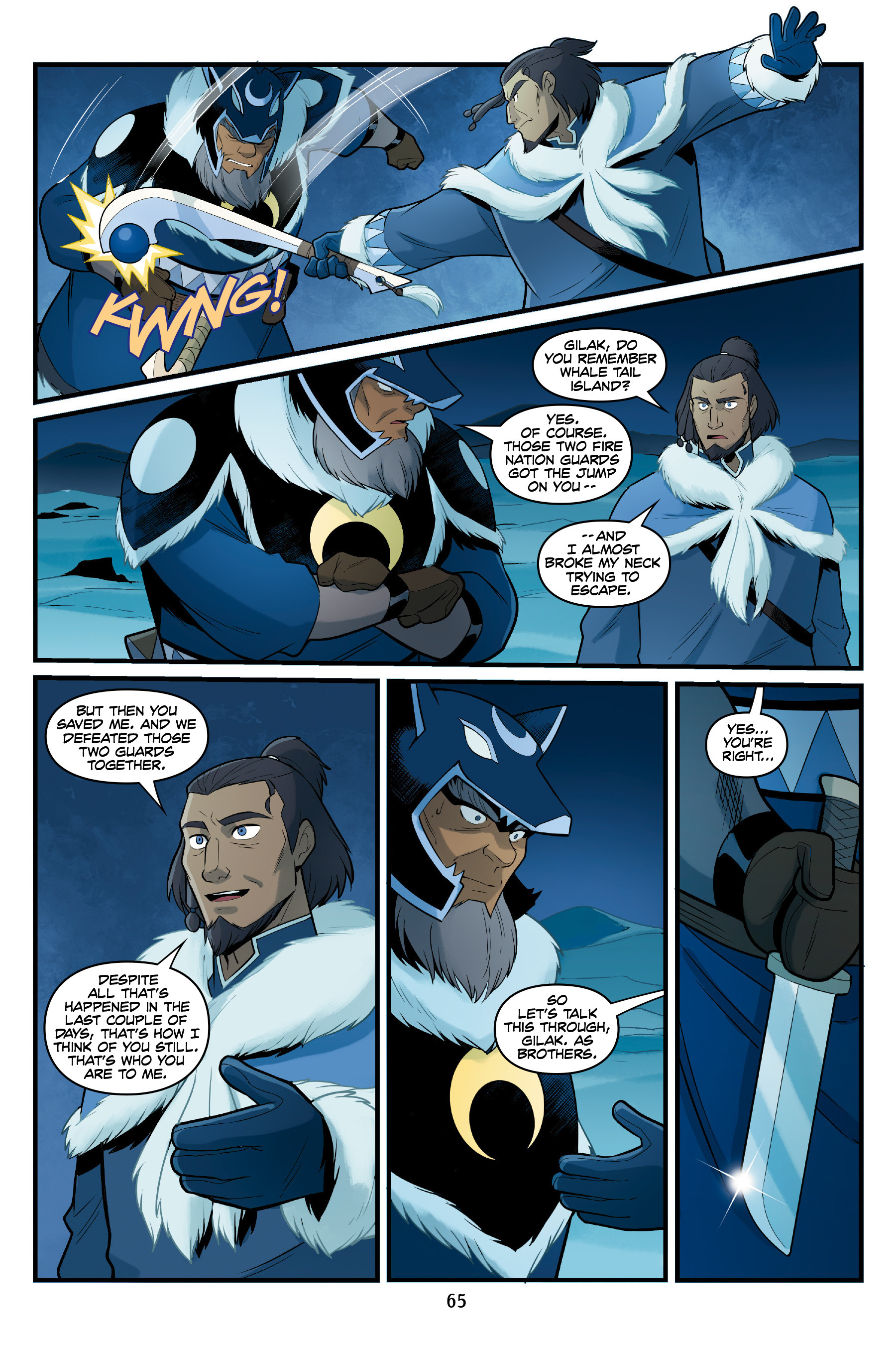 Read online Nickelodeon Avatar: The Last Airbender - North and South comic -  Issue #2 - 65