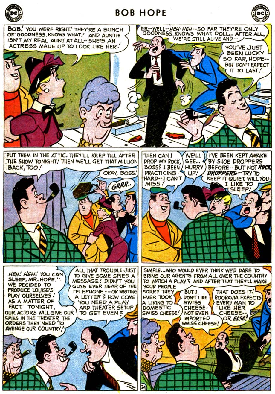 Read online The Adventures of Bob Hope comic -  Issue #62 - 30