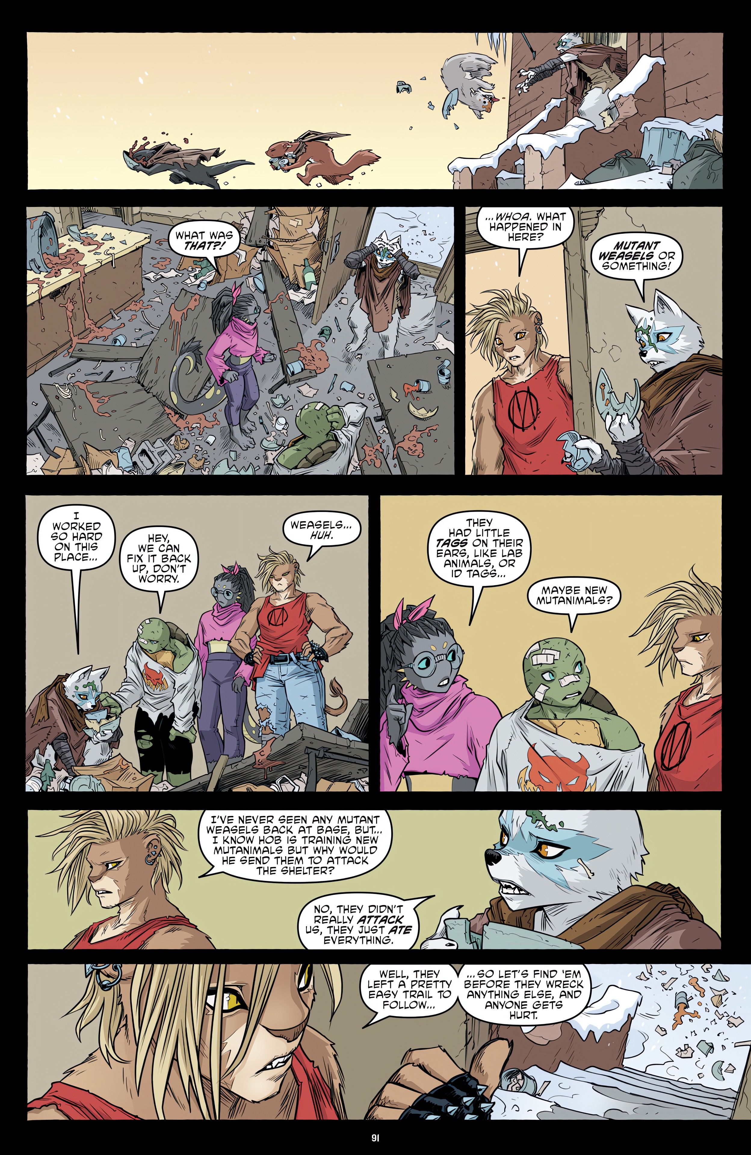 Read online Teenage Mutant Ninja Turtles: The IDW Collection comic -  Issue # TPB 14 (Part 1) - 91
