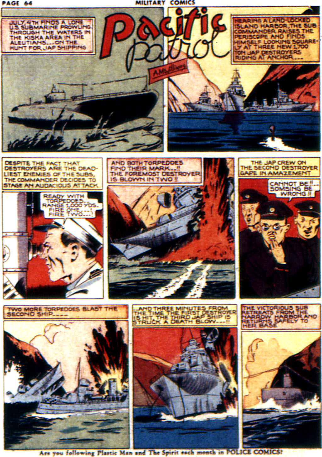 Read online Military Comics comic -  Issue #14 - 66