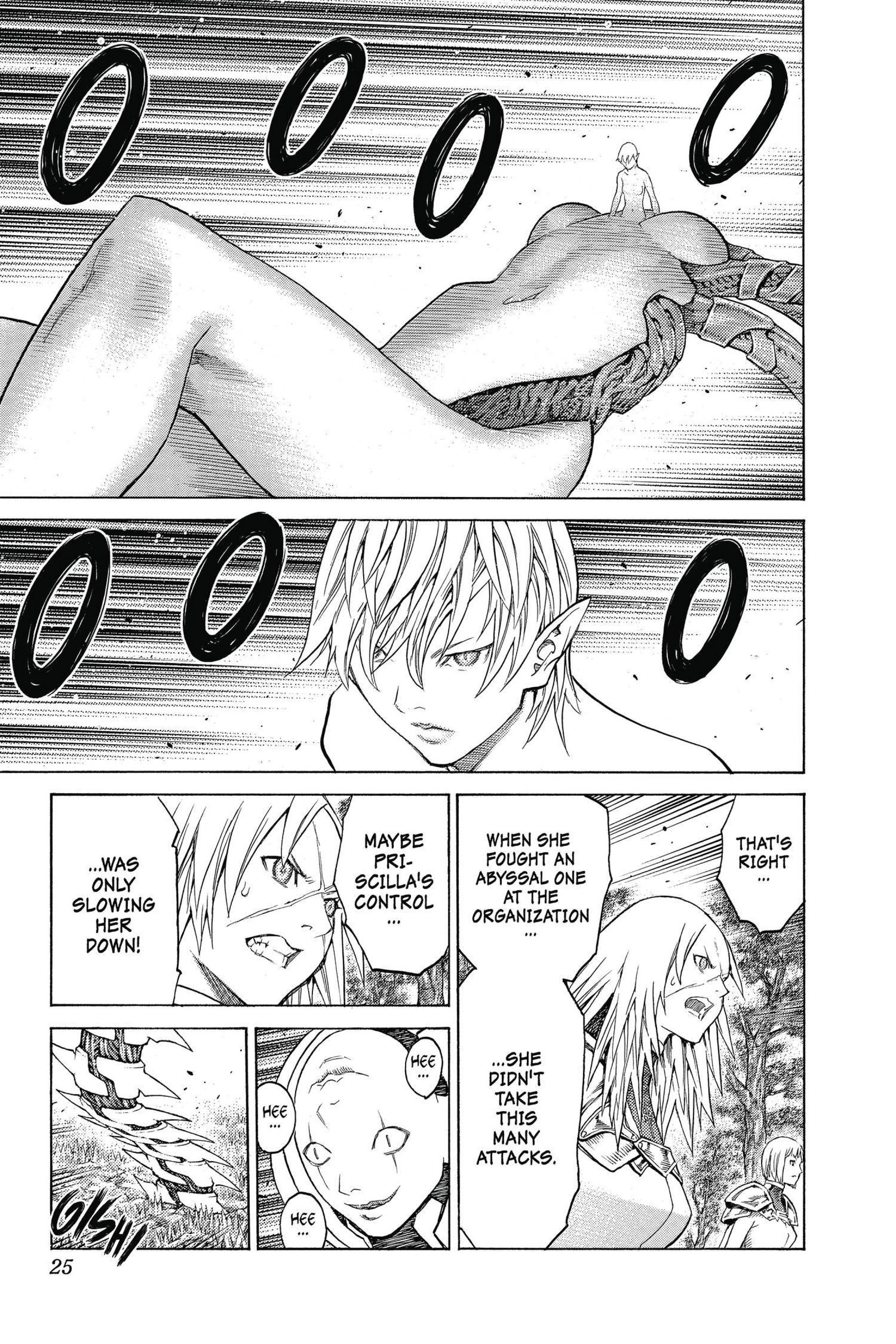 Read online Claymore comic -  Issue #25 - 24