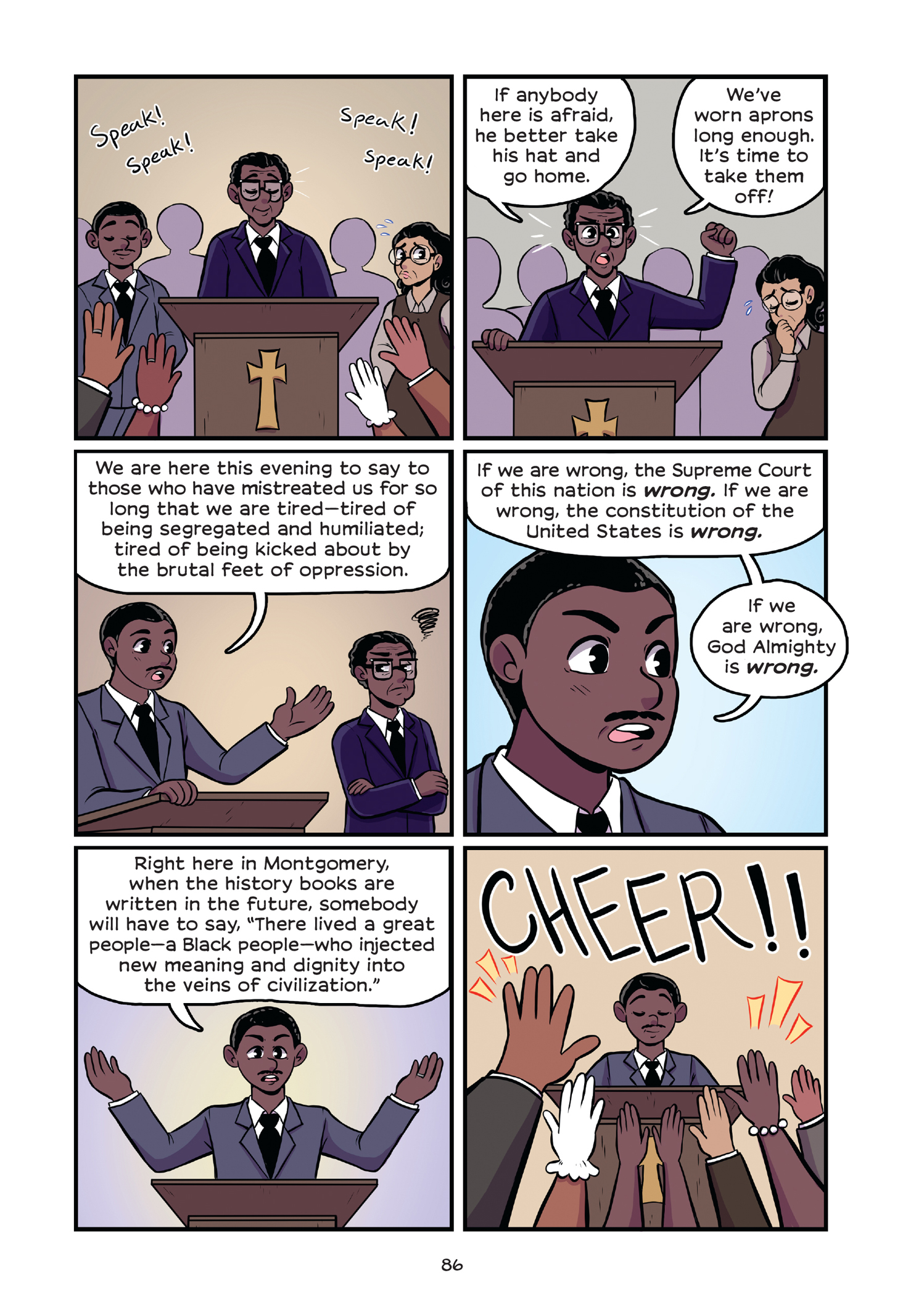 Read online History Comics comic -  Issue # Rosa Parks & Claudette Colvin - Civil Rights Heroes - 91
