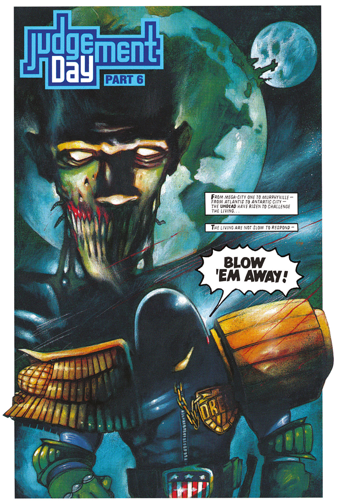 Read online Essential Judge Dredd: Judgement Day comic -  Issue # TPB - 41