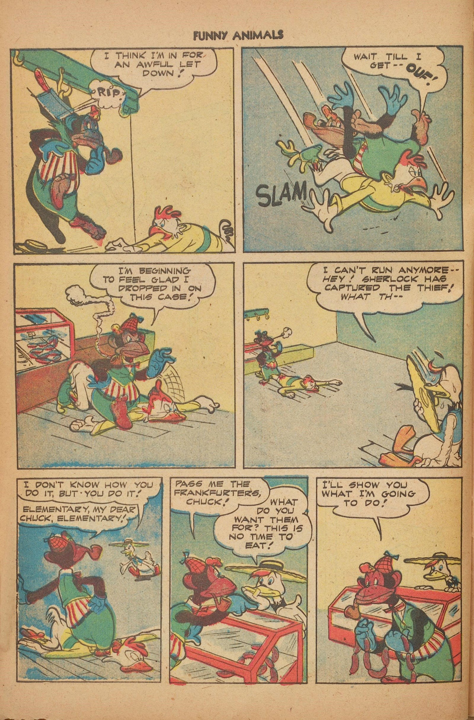 Read online Fawcett's Funny Animals comic -  Issue #62 - 8