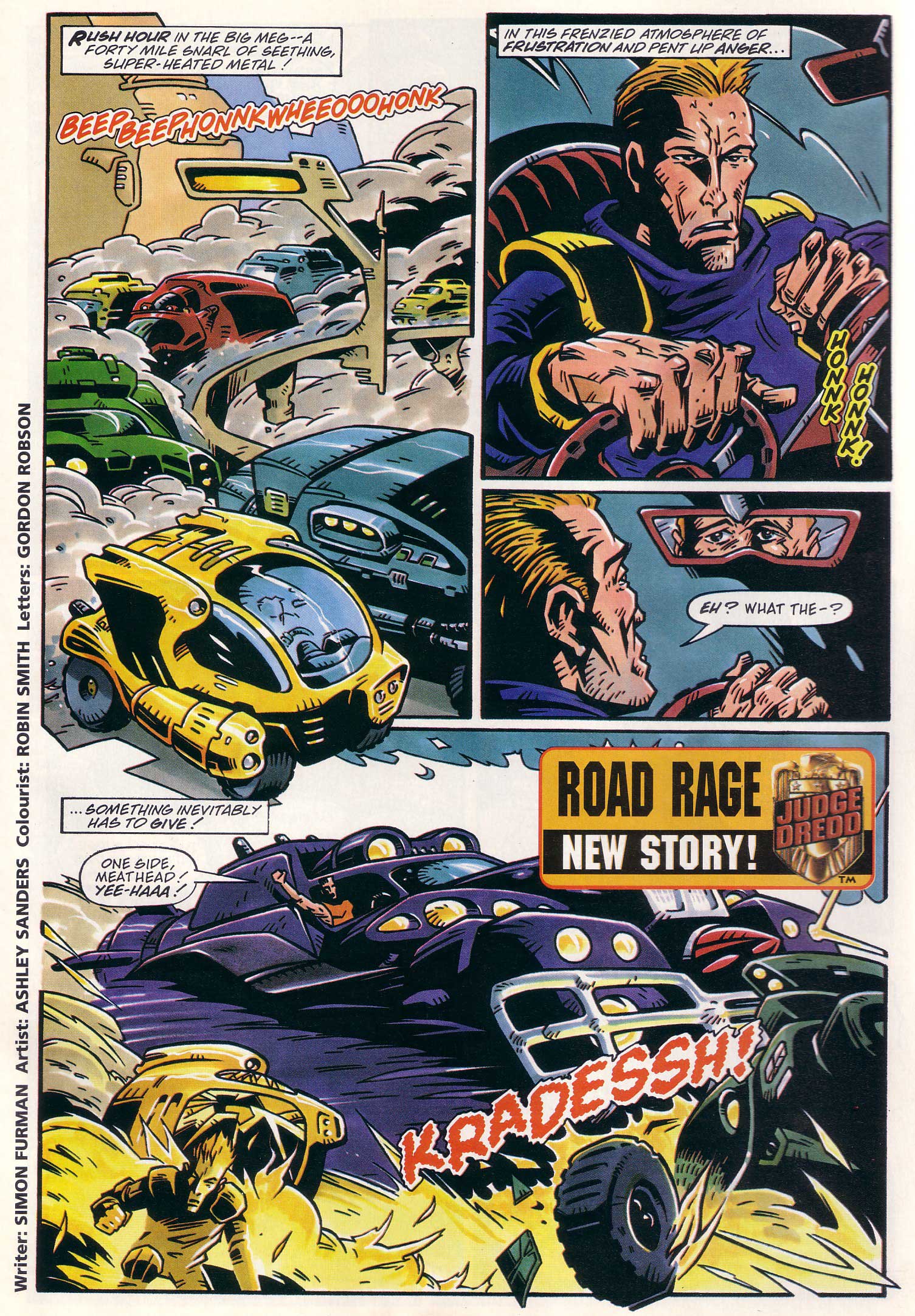 Read online Judge Dredd Lawman of the Future comic -  Issue #21 - 24