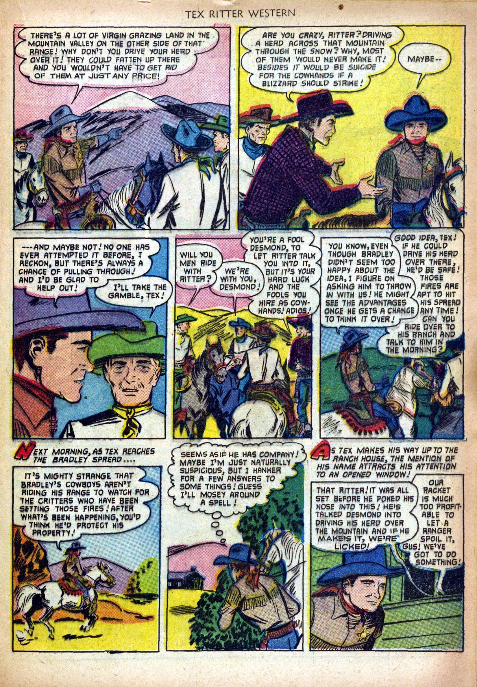 Read online Tex Ritter Western comic -  Issue #12 - 21