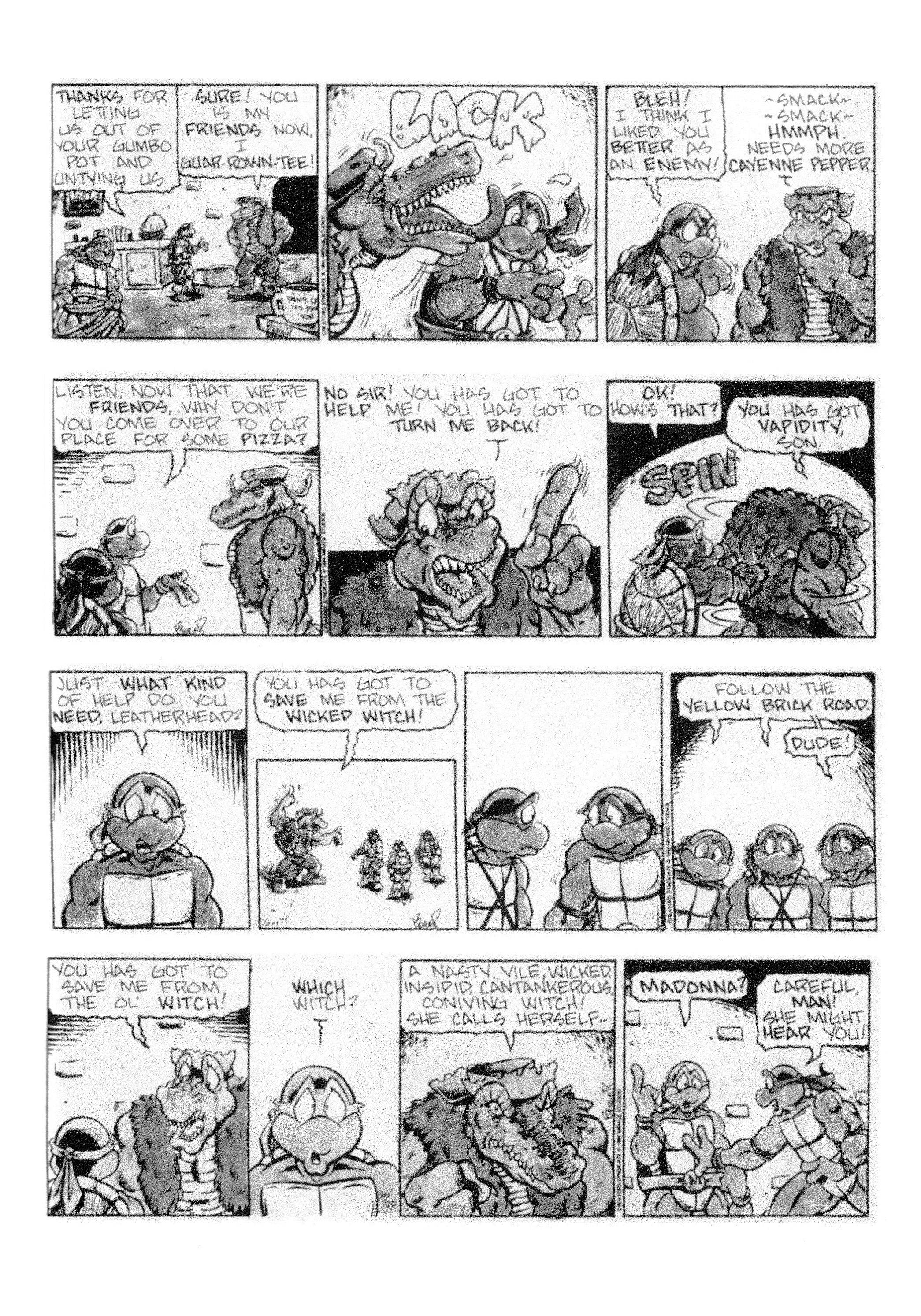 Read online Teenage Mutant Ninja Turtles: Complete Newspaper Daily Comic Strip Collection comic -  Issue # TPB 3 (Part 1) - 33