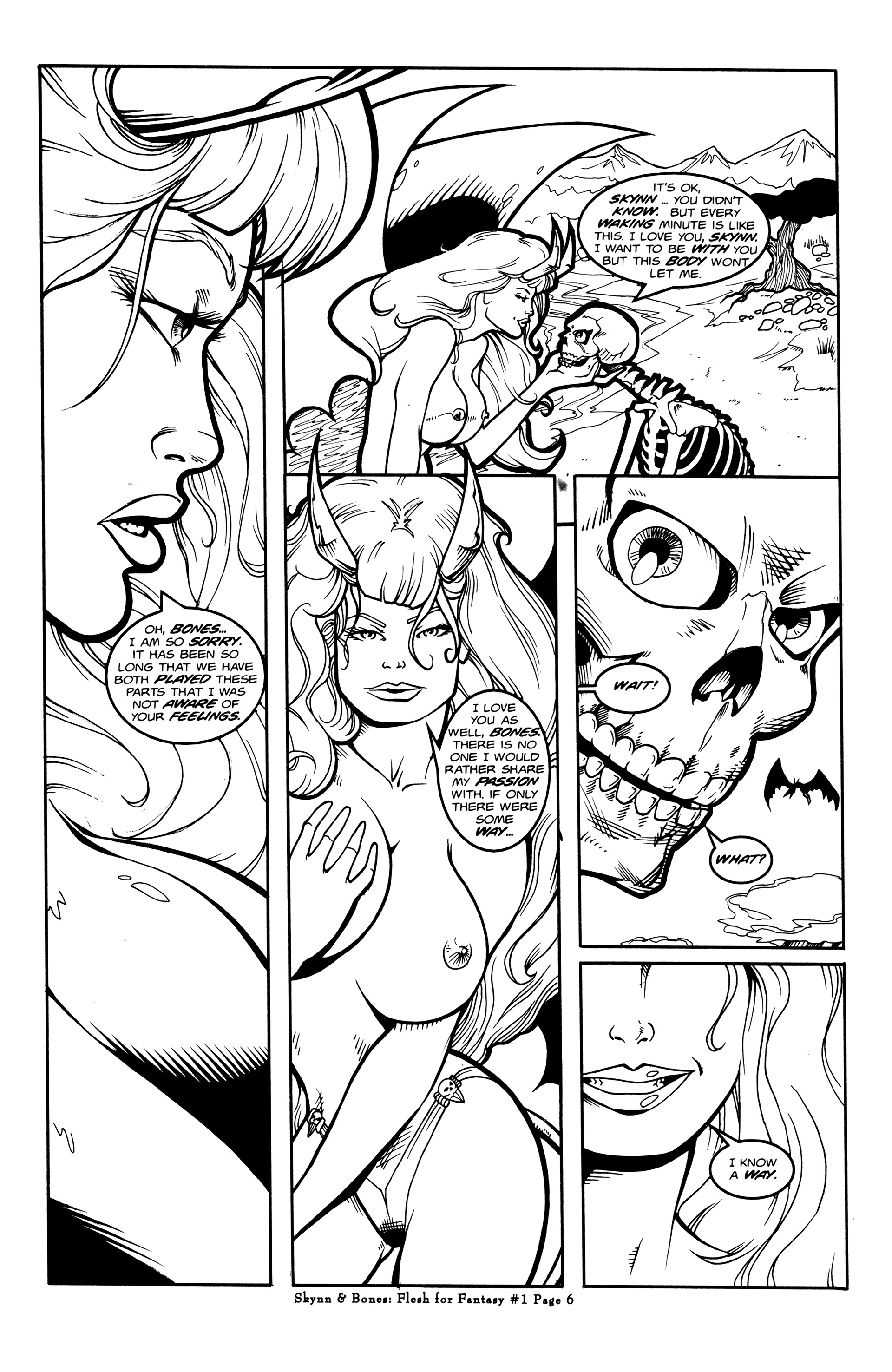 Read online Skynn & Bones: Flesh for Fantasy comic -  Issue #1 - 7