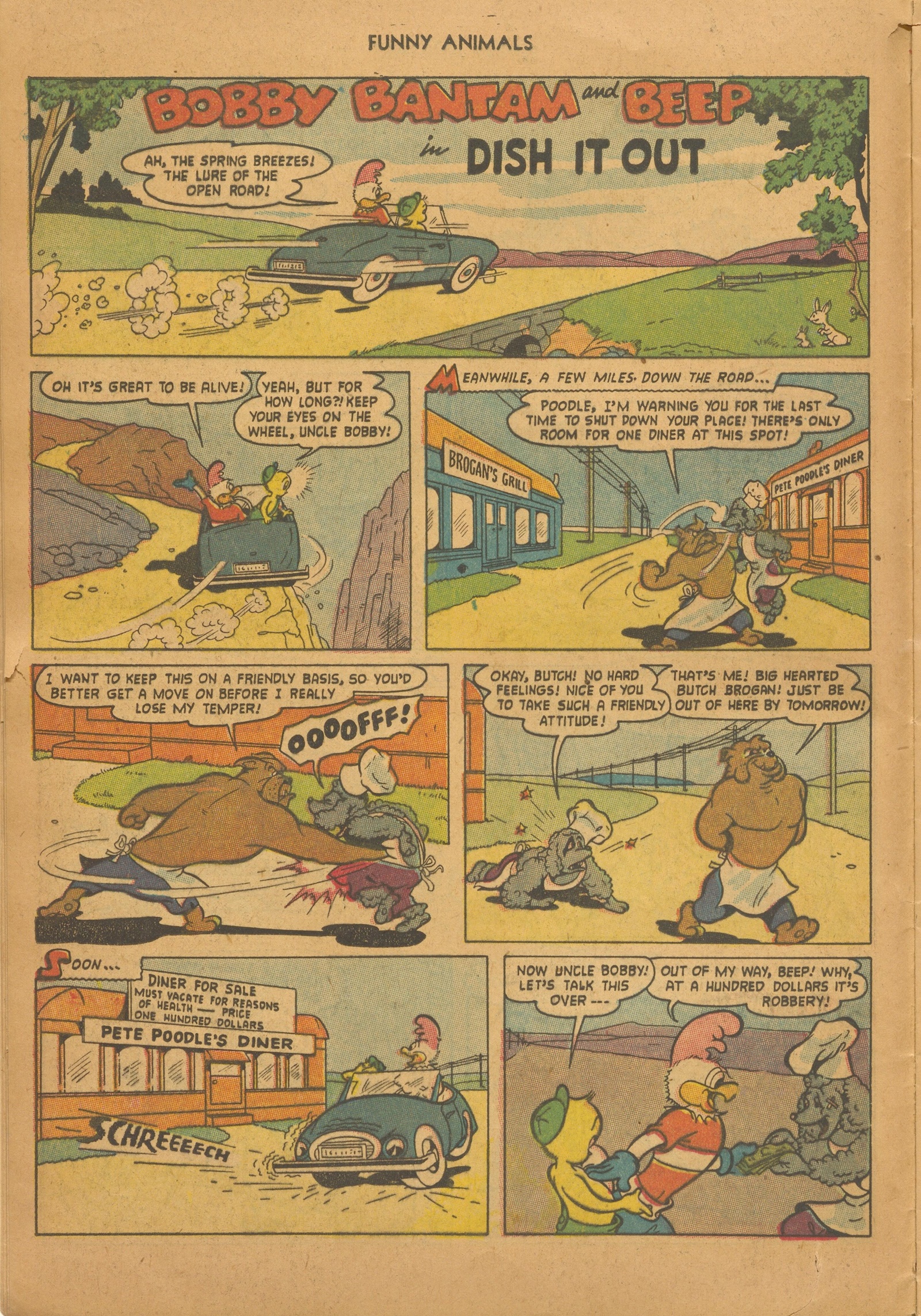 Read online Fawcett's Funny Animals comic -  Issue #83 - 12