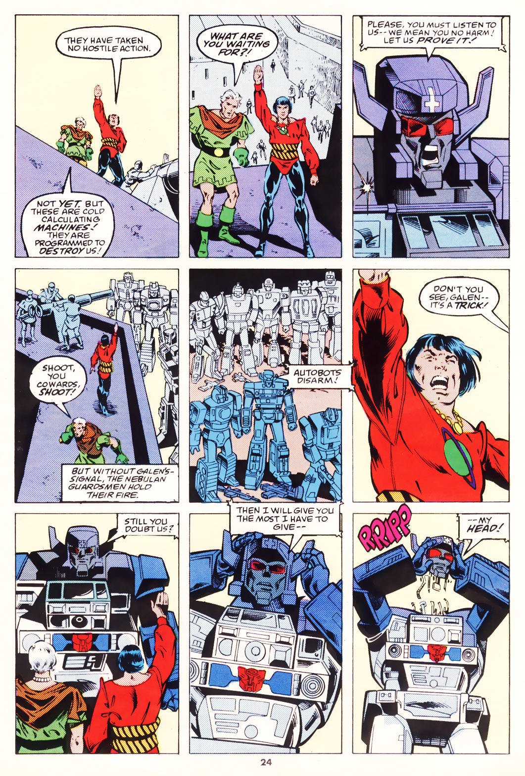 Read online The Transformers (UK) comic -  Issue #133 - 20
