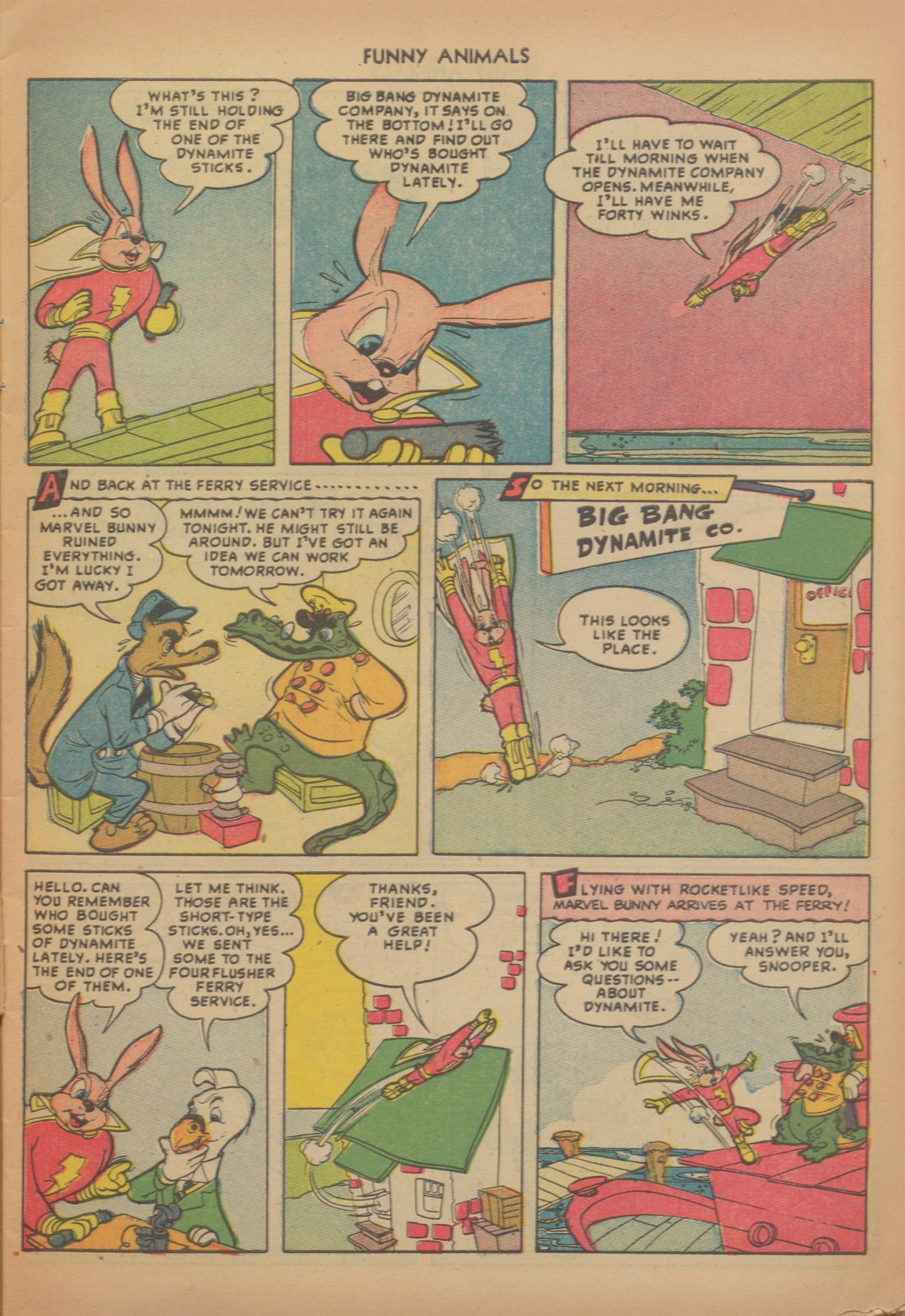 Read online Fawcett's Funny Animals comic -  Issue #64 - 7