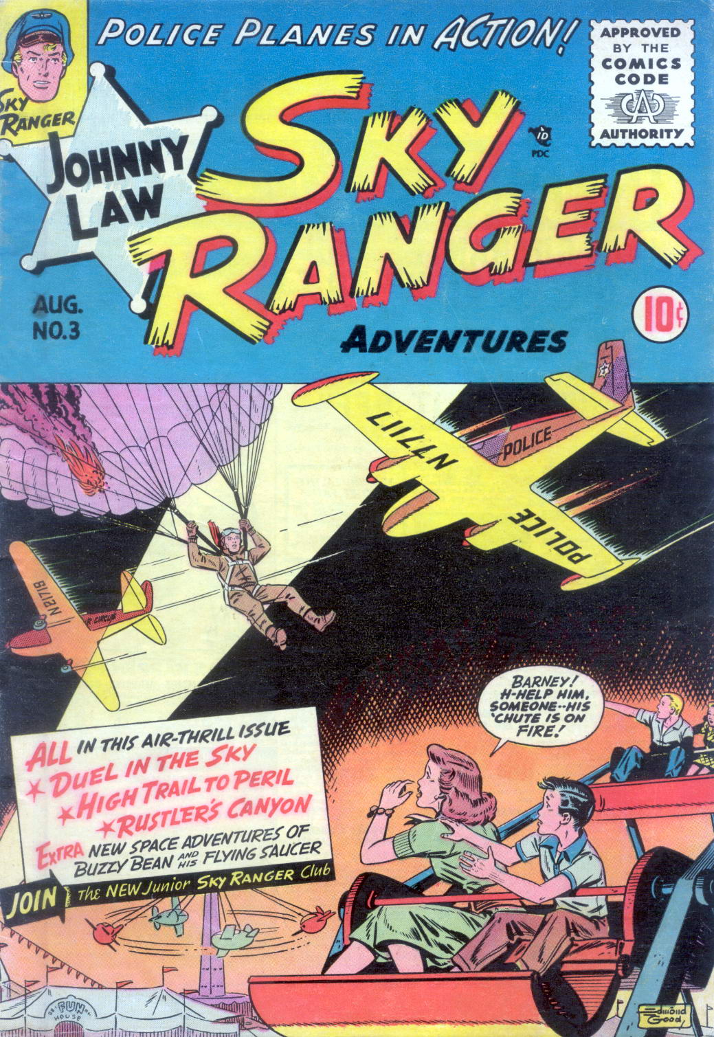 Read online Johnny Law Sky Ranger Adventures comic -  Issue #3 - 1