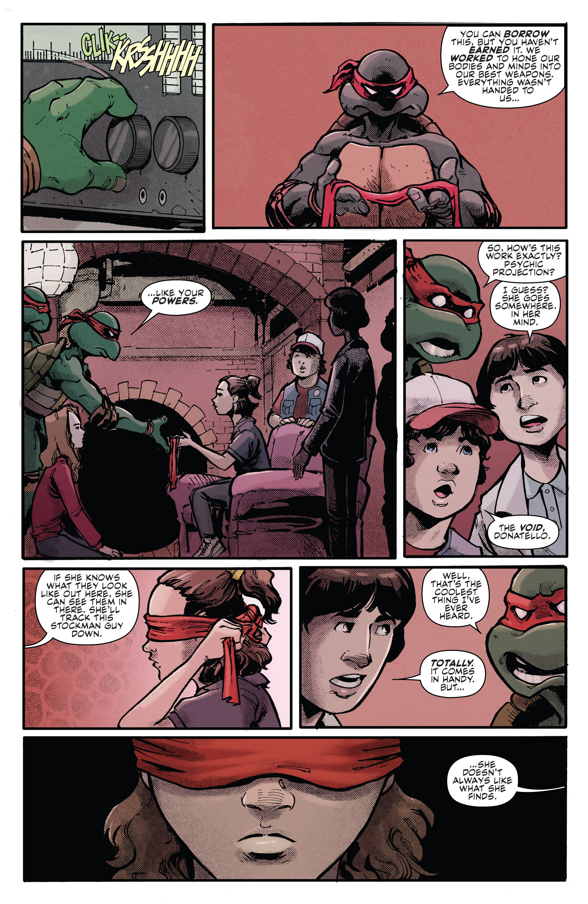 Read online Teenage Mutant Ninja Turtles x Stranger Things comic -  Issue #1 - 16