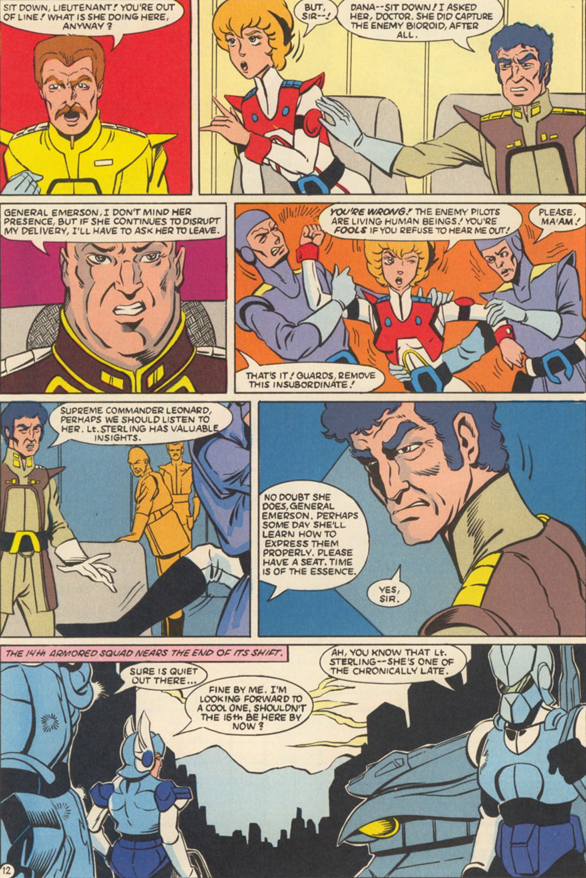 Read online Robotech Masters comic -  Issue #8 - 16