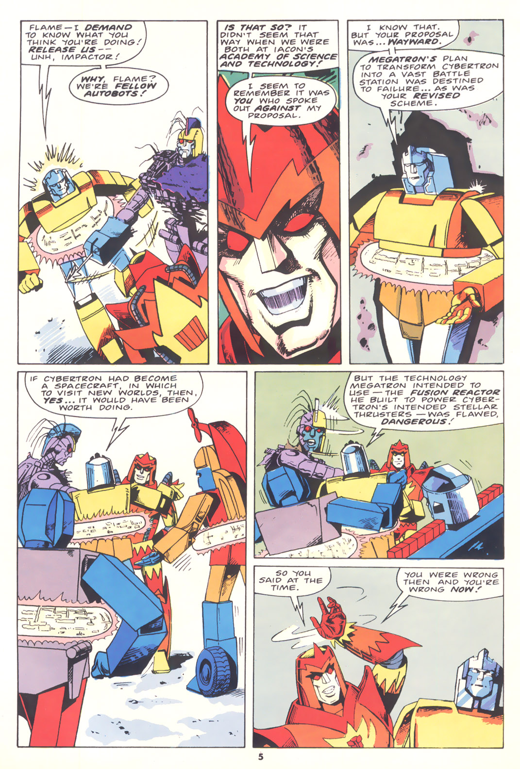 Read online The Transformers (UK) comic -  Issue #167 - 5
