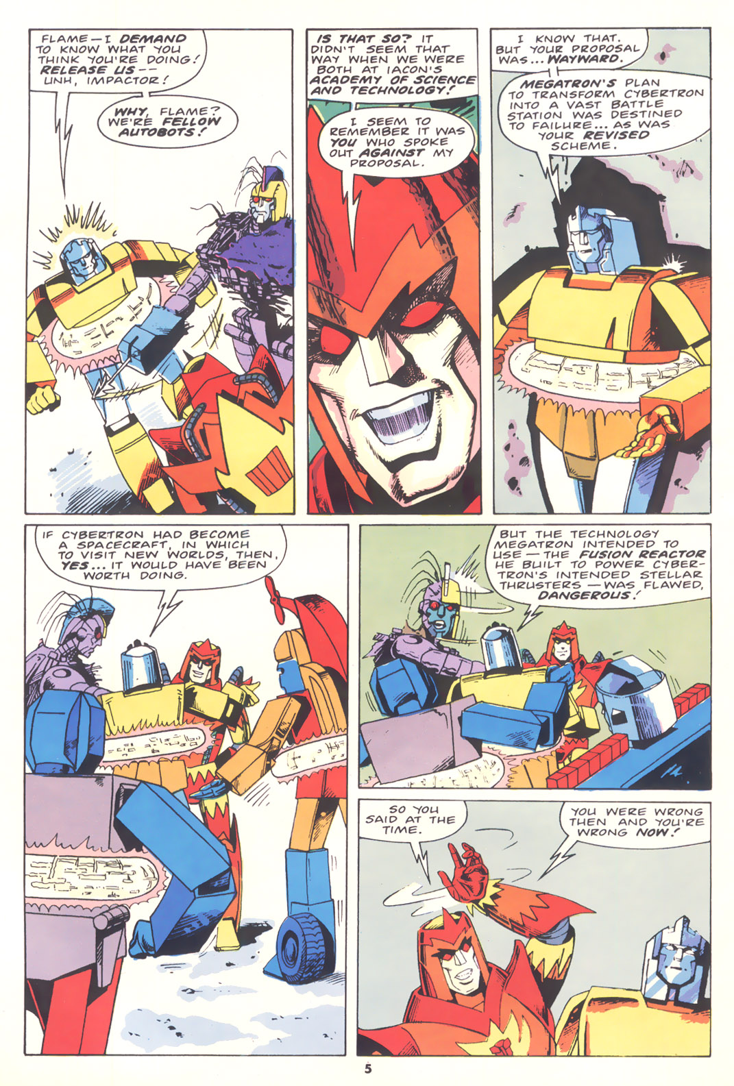 Read online The Transformers (UK) comic -  Issue #167 - 5