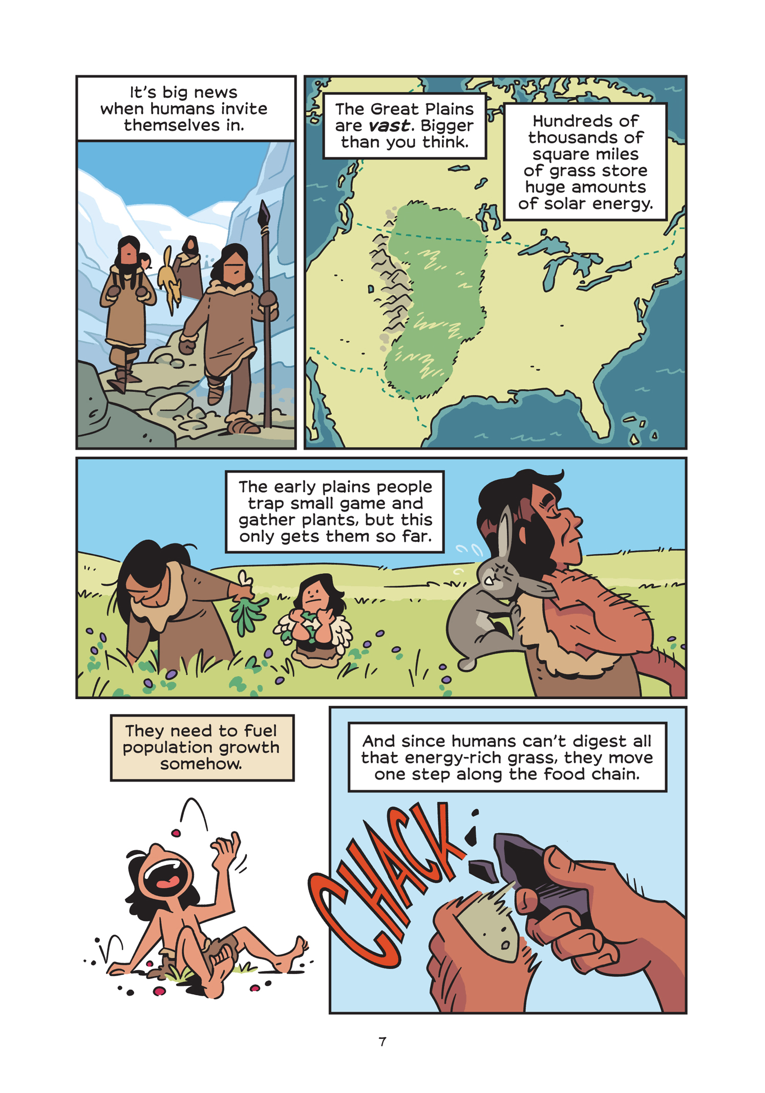 Read online History Comics comic -  Issue # The American Bison - The Buffalos Survival Tale - 13
