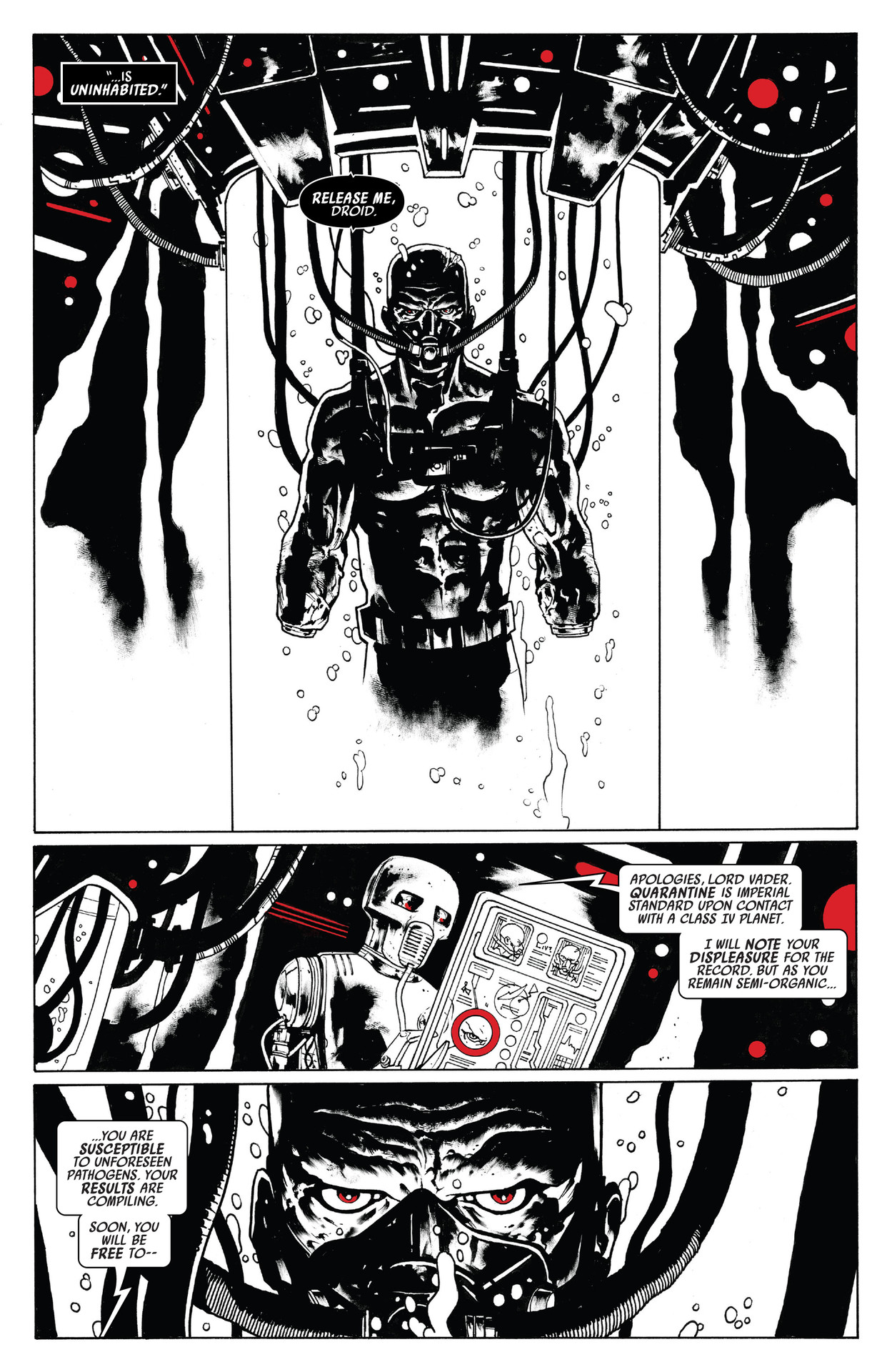 Read online Star Wars: Darth Vader - Black, White & Red comic -  Issue #4 - 10