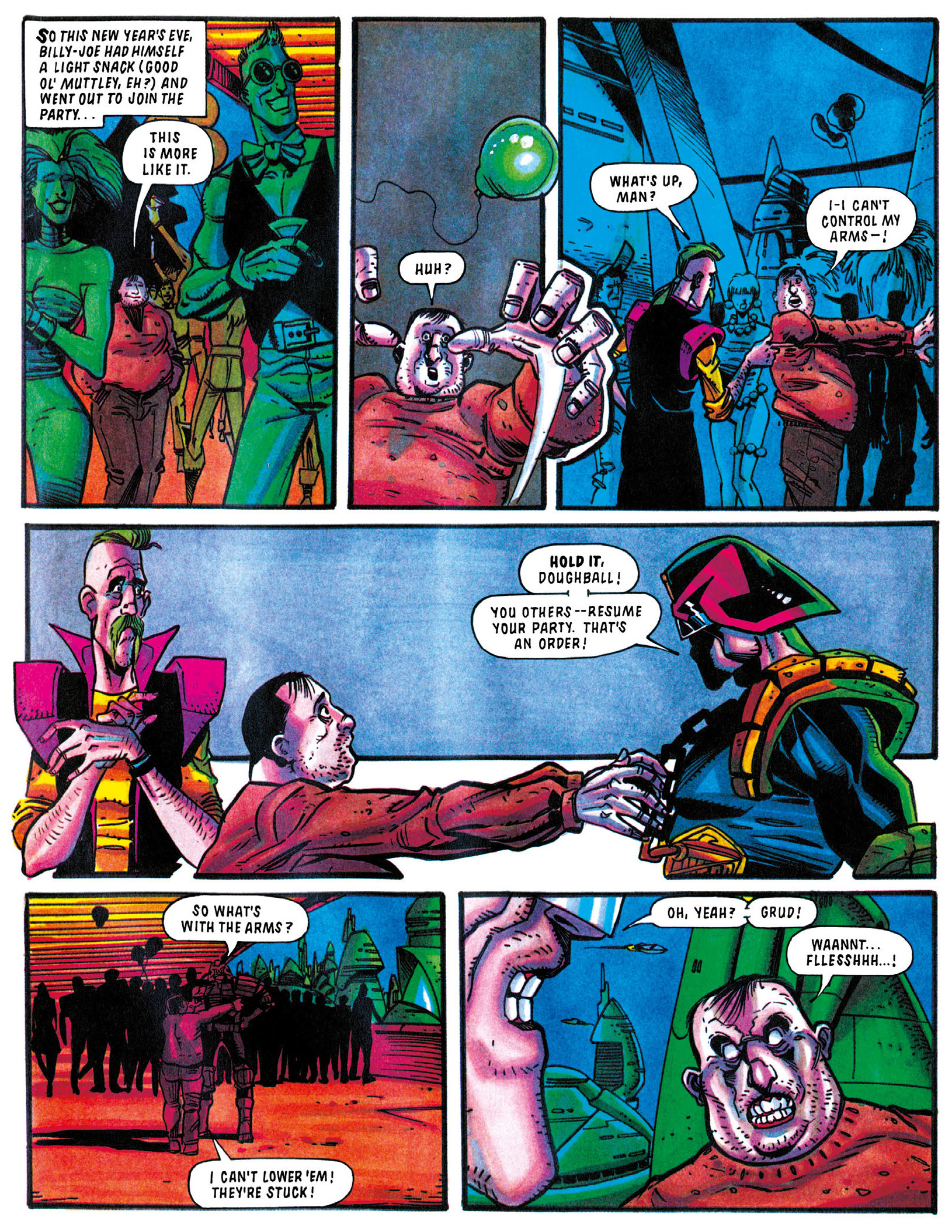Read online Essential Judge Dredd: Judgement Day comic -  Issue # TPB - 158