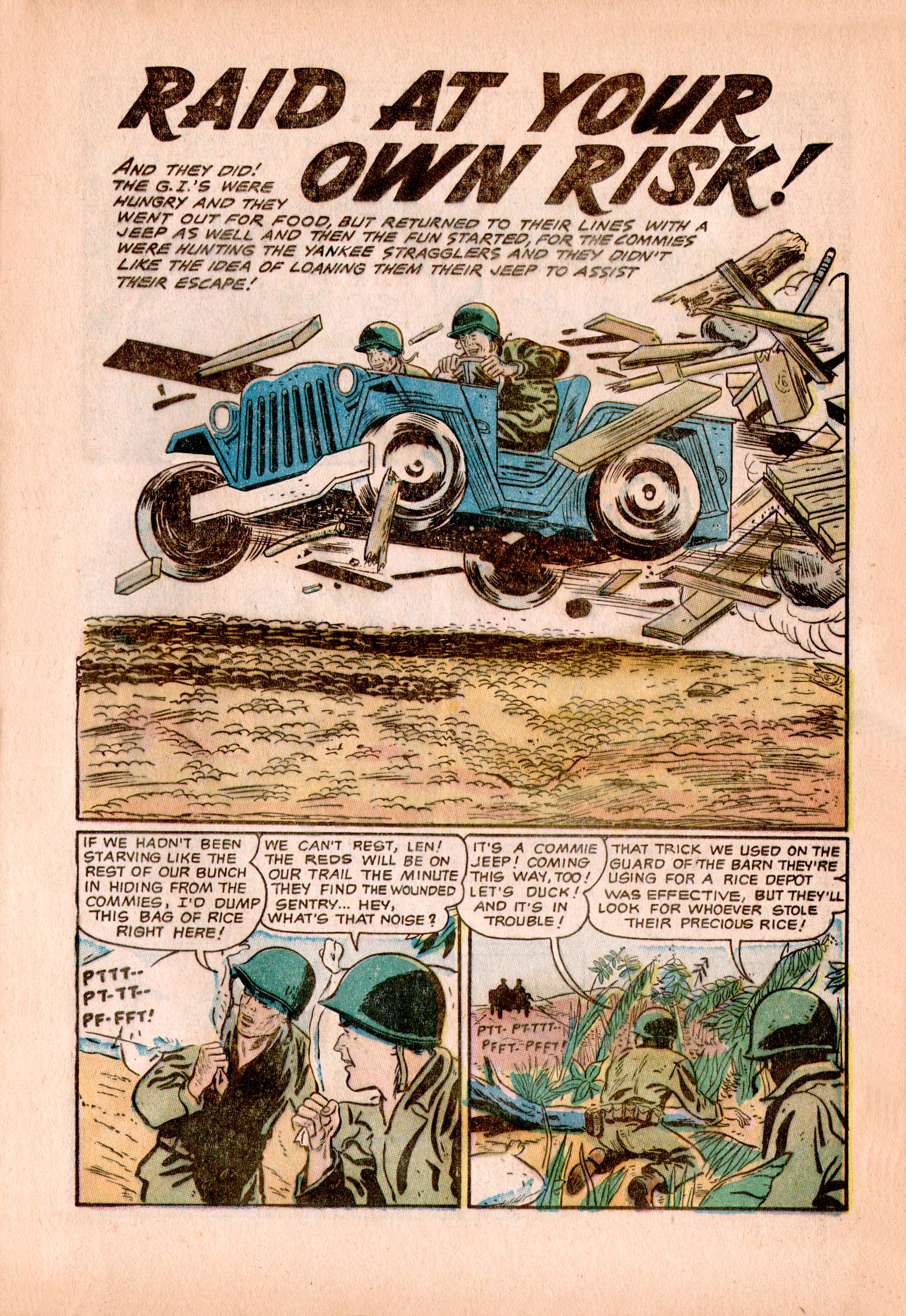 Read online Men in Action (1957) comic -  Issue #5 - 11