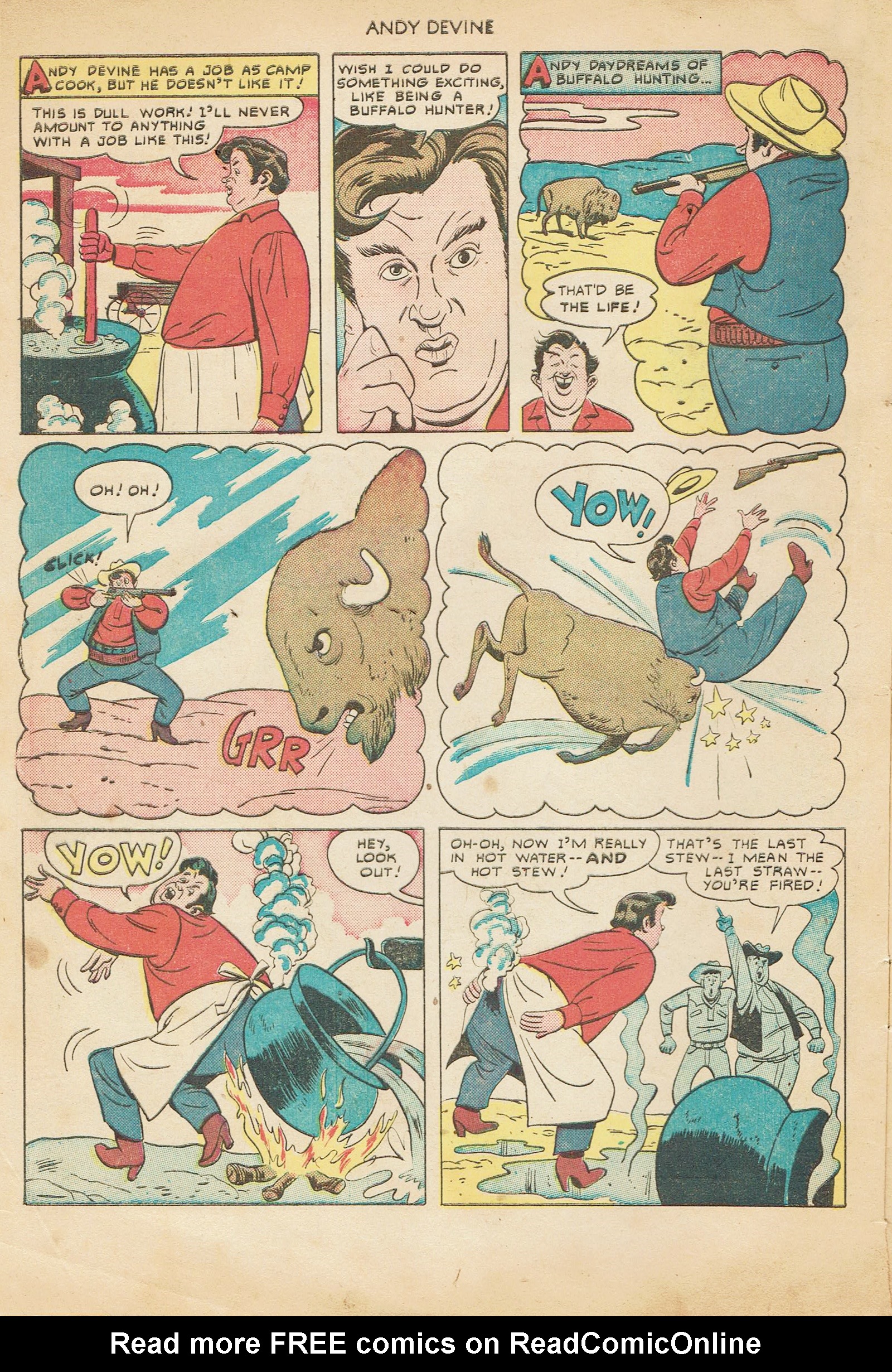 Read online Andy Devine Western comic -  Issue #2 - 4