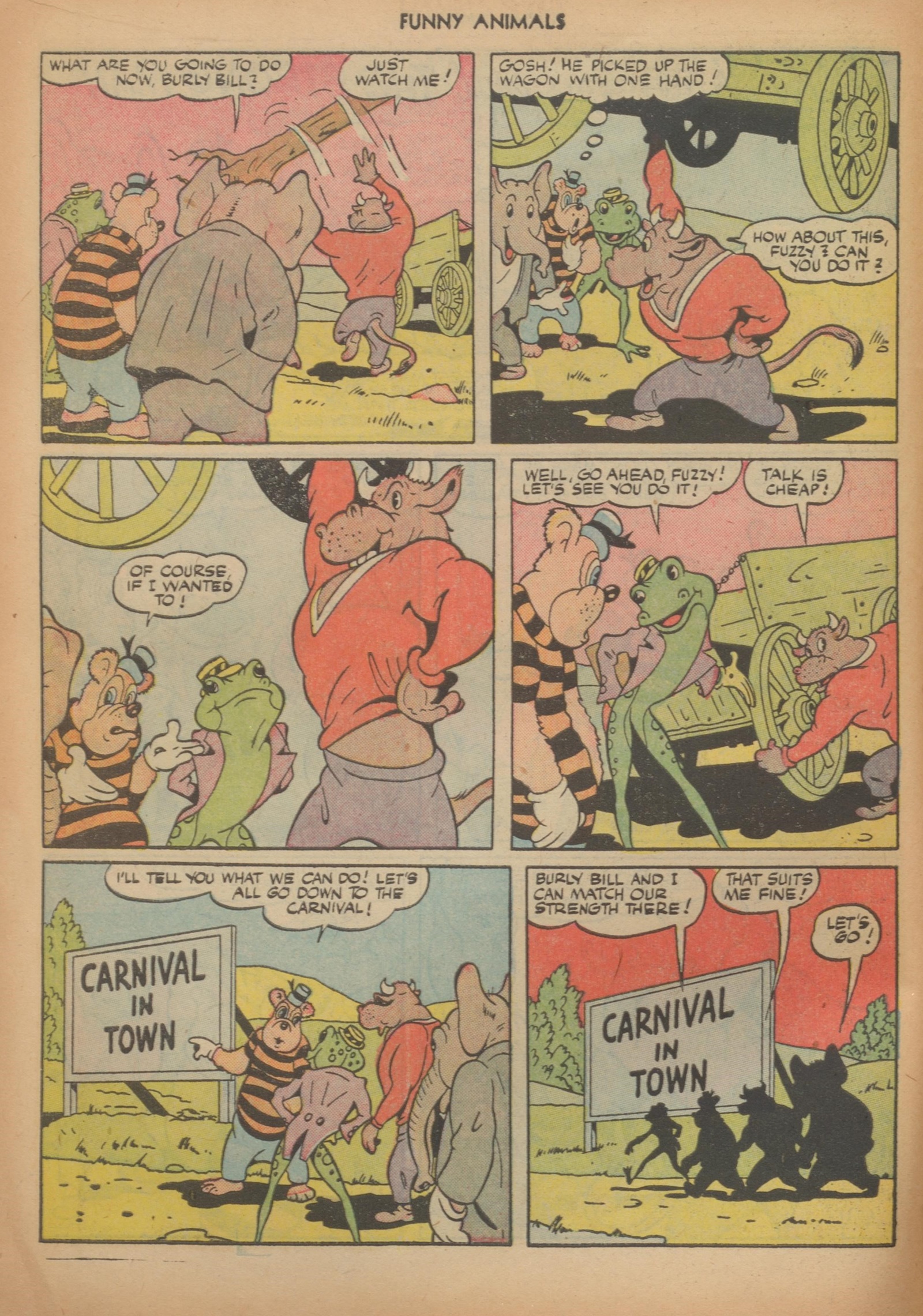 Read online Fawcett's Funny Animals comic -  Issue #67 - 10