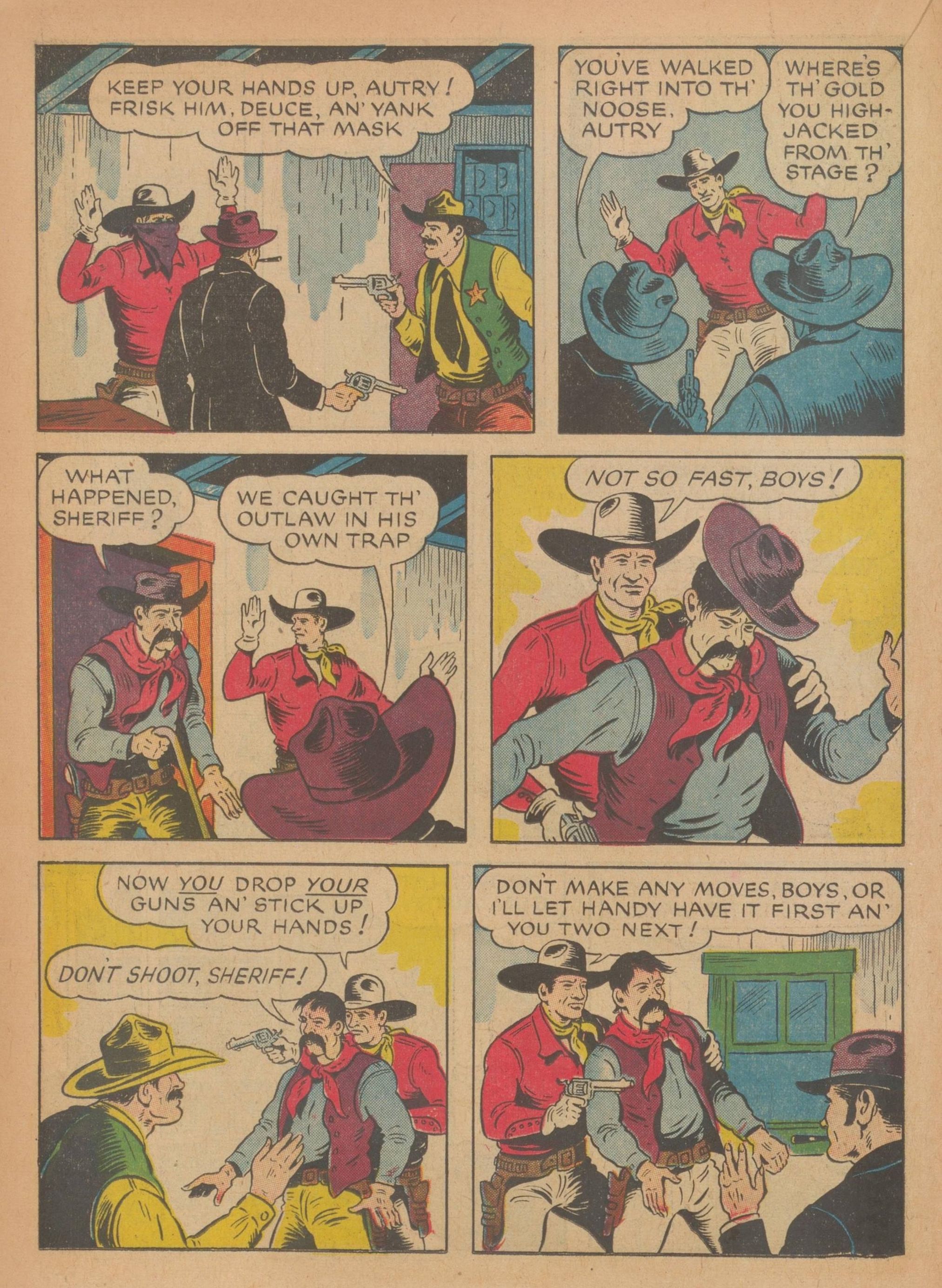 Read online Gene Autry Comics comic -  Issue #4 - 34