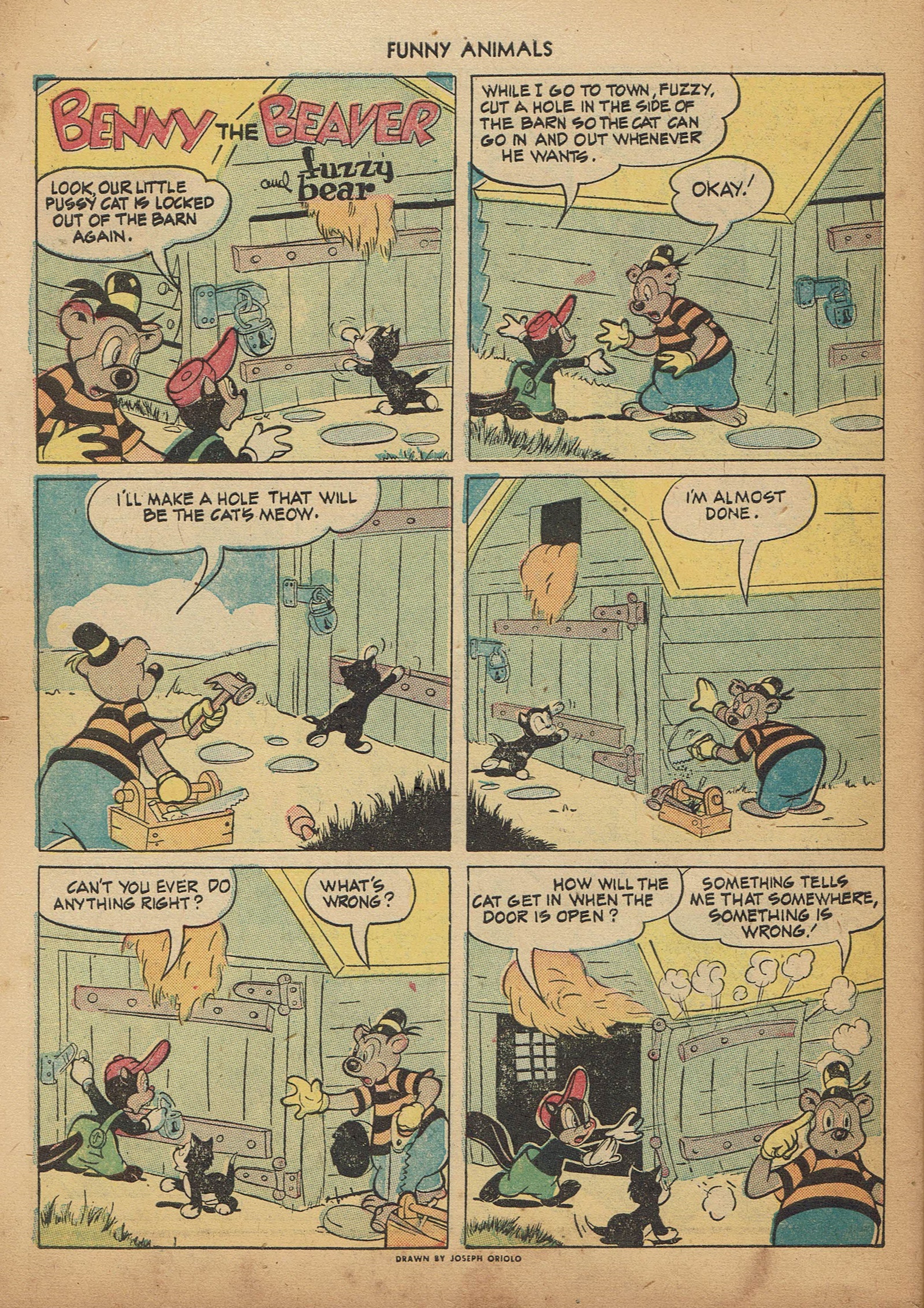 Read online Fawcett's Funny Animals comic -  Issue #22 - 34