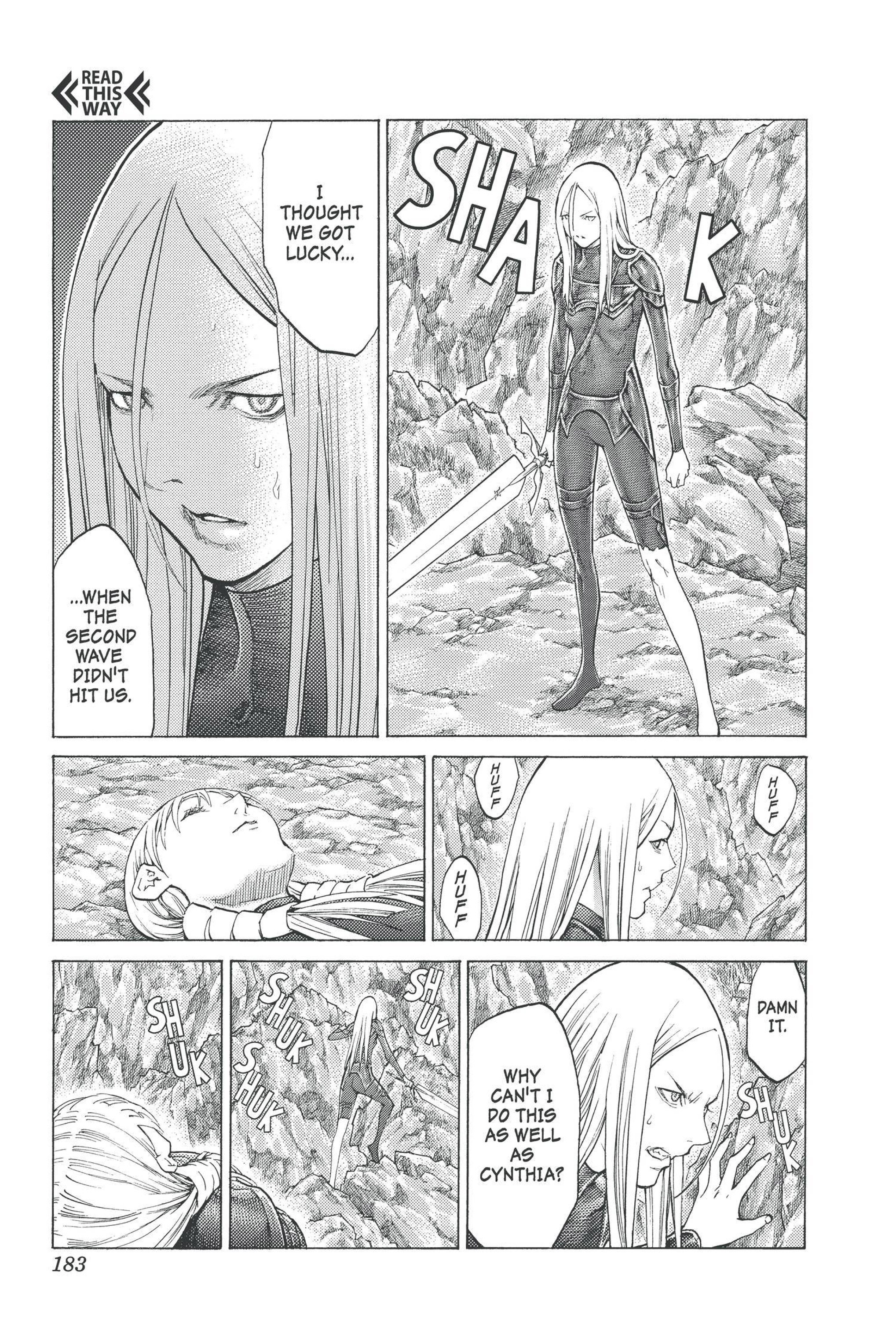 Read online Claymore comic -  Issue #18 - 163