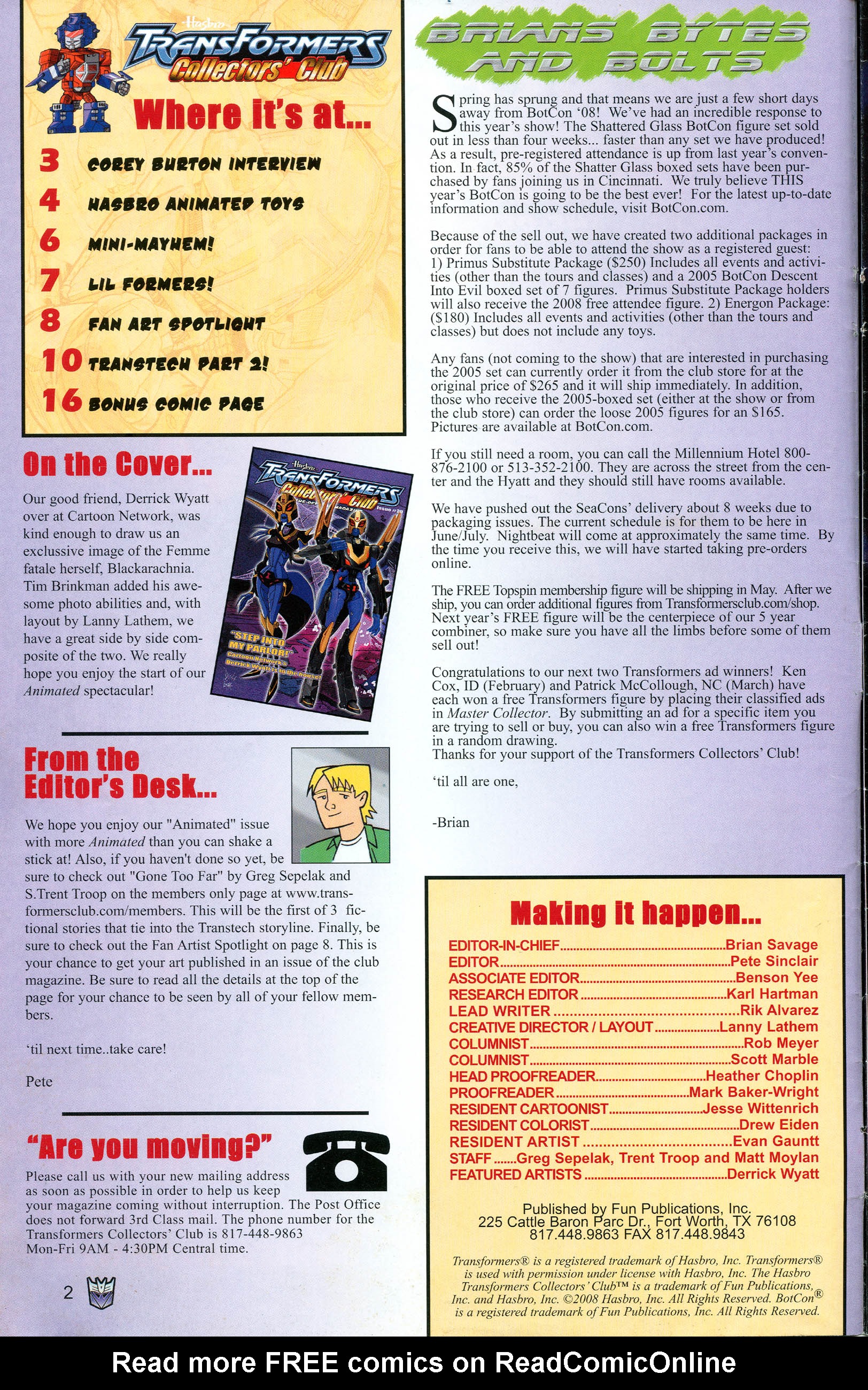 Read online Transformers: Collectors' Club comic -  Issue #20 - 2