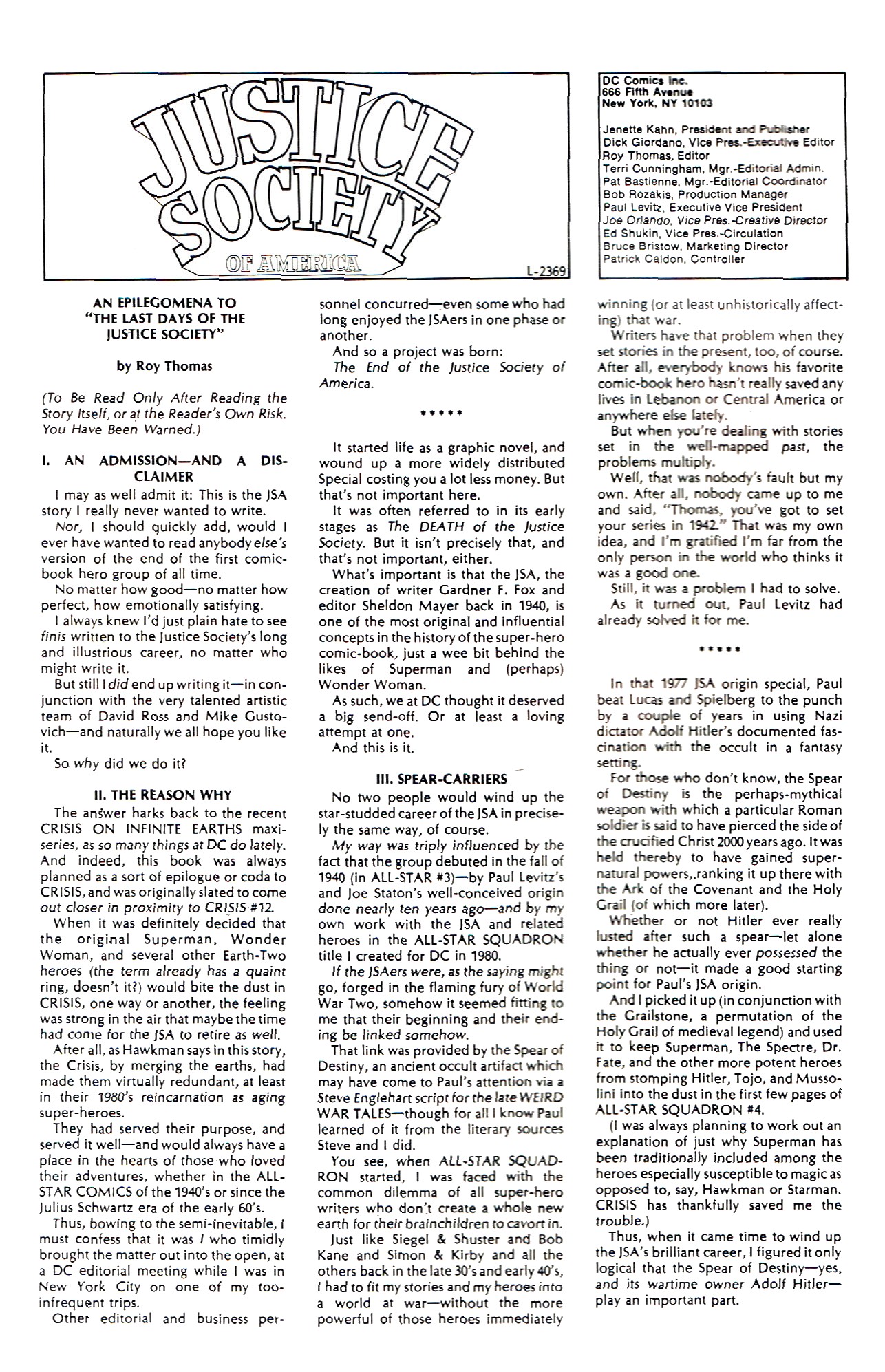 Read online Last Days of the Justice Society Special comic -  Issue # Full - 2