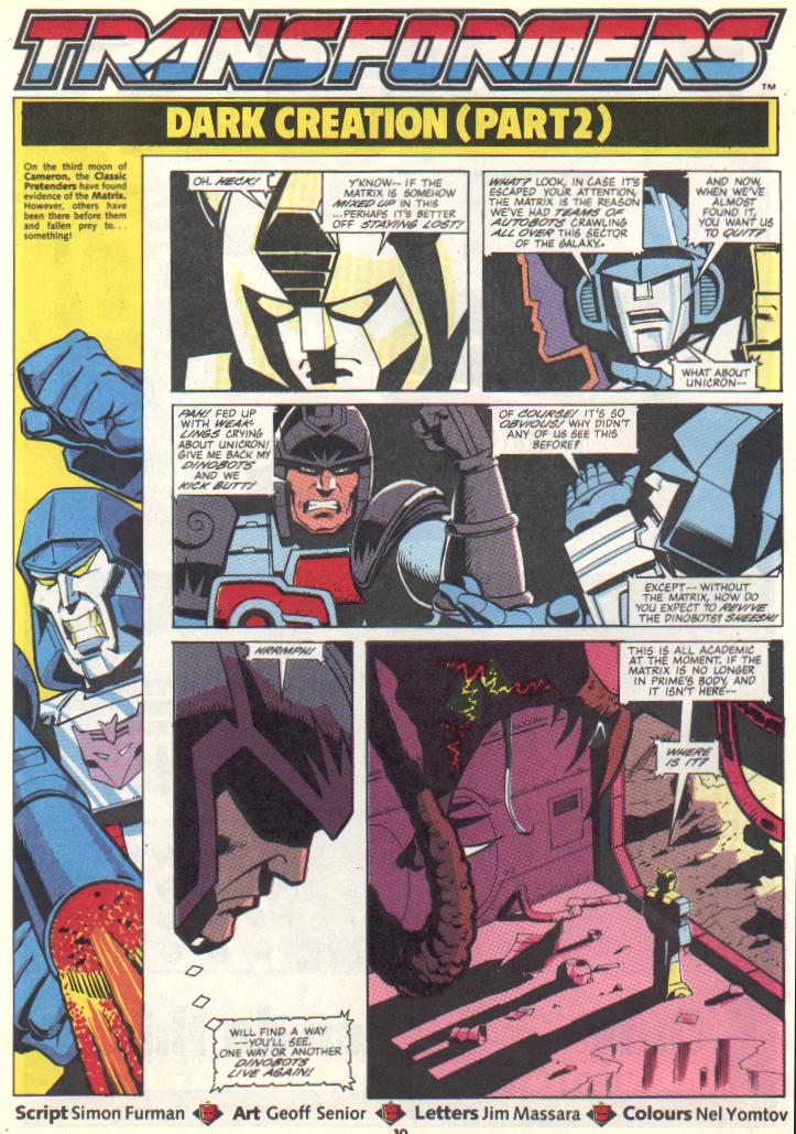 Read online The Transformers (UK) comic -  Issue #291 - 1