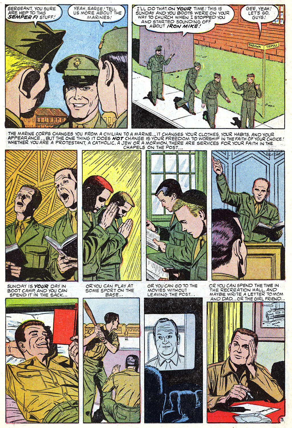 Read online Marines in Action comic -  Issue #2 - 22