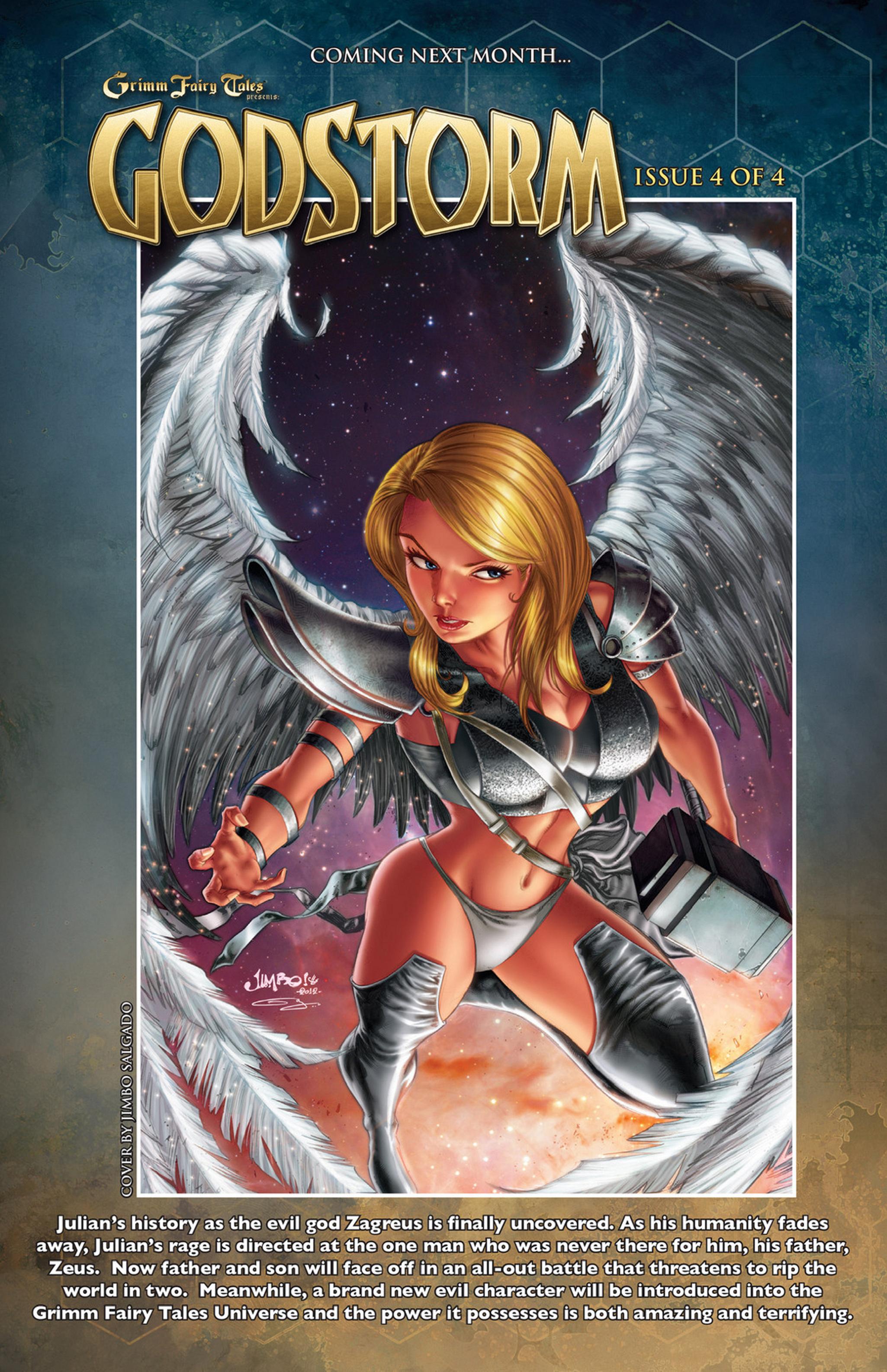 Read online Grimm Fairy Tales presents Godstorm comic -  Issue #3 - 25