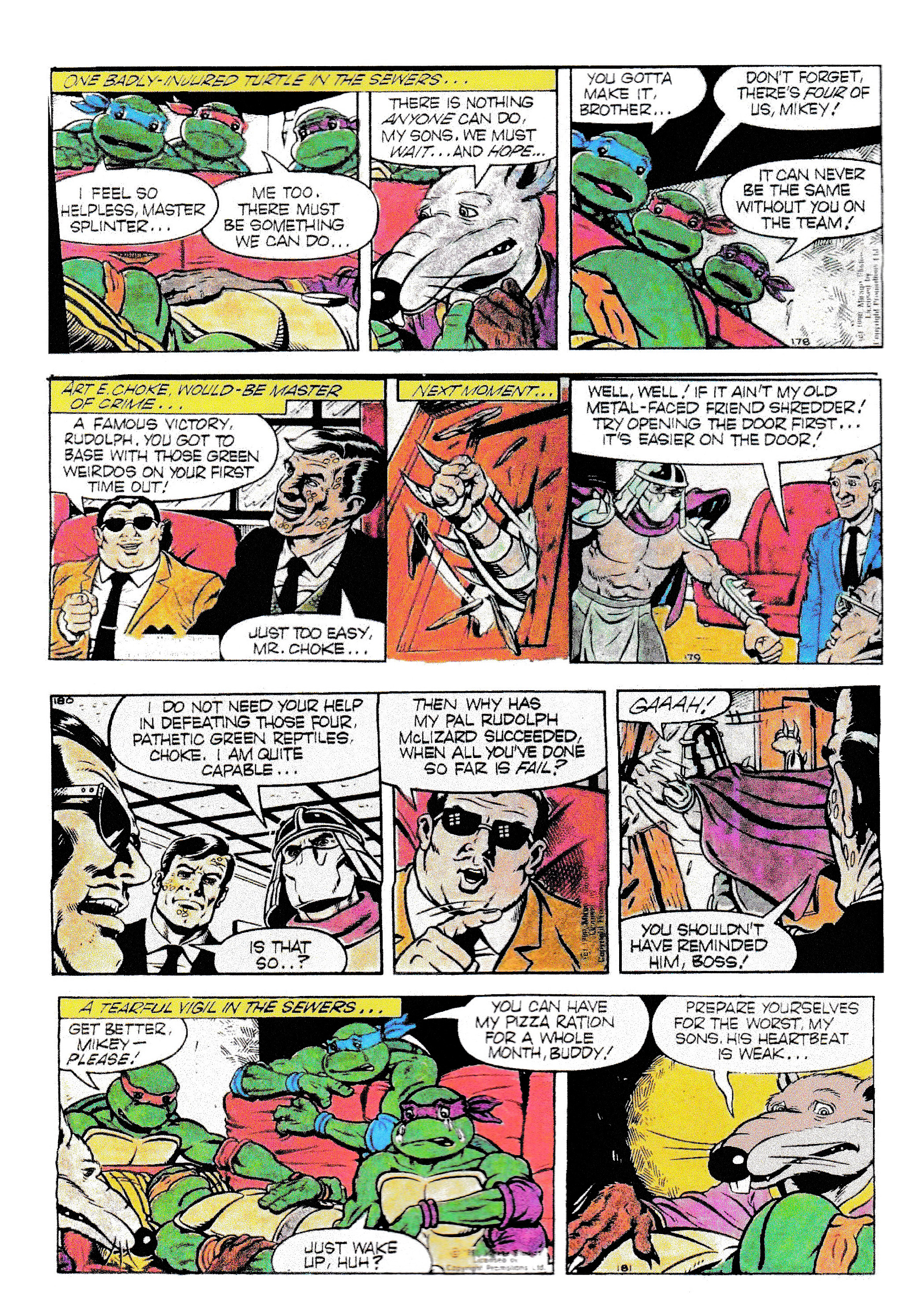 Read online Teenage Mutant Ninja Turtles: Complete Newspaper Daily Comic Strip Collection comic -  Issue # TPB 1 - 53
