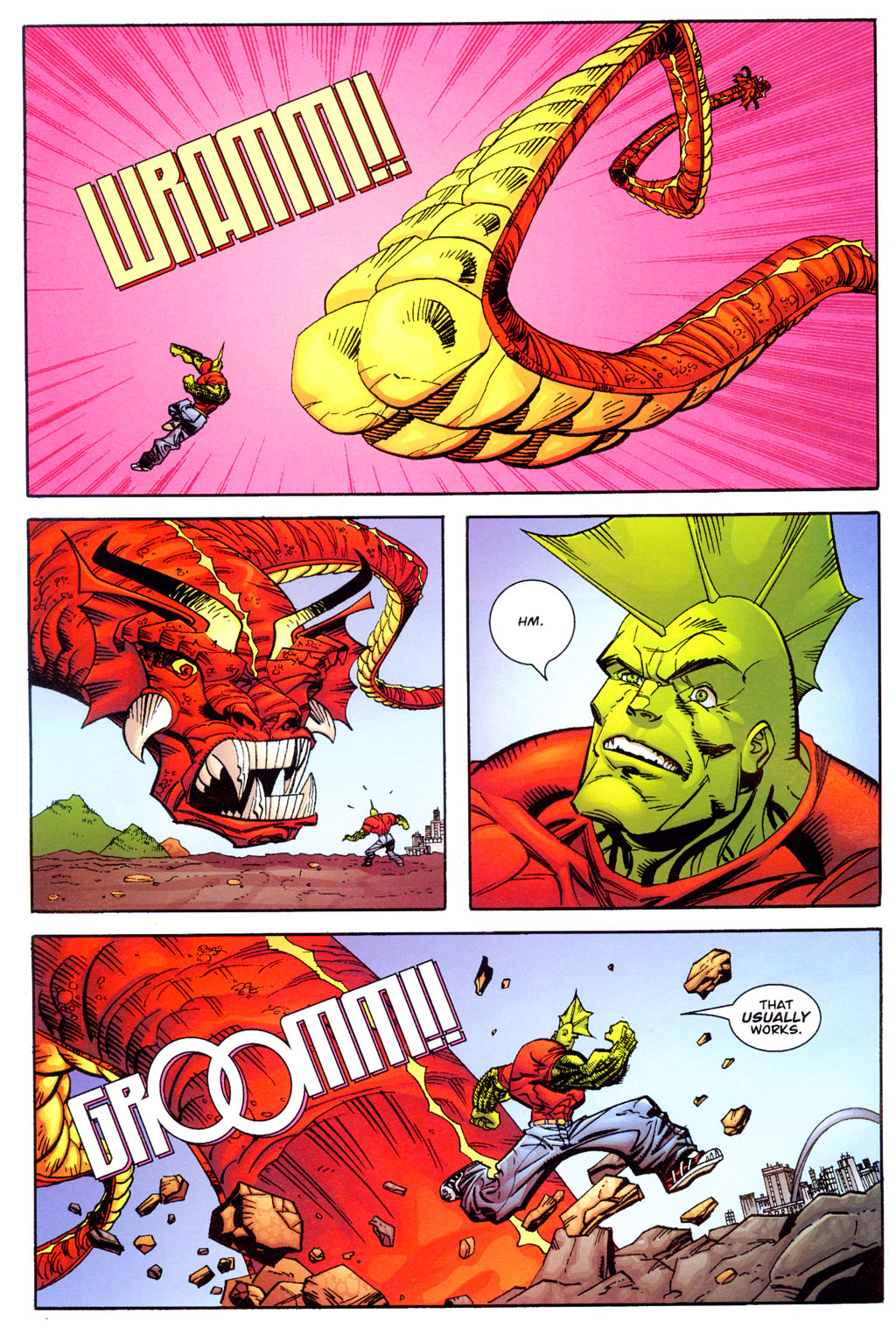 Read online Savage Dragon: God War comic -  Issue #3 - 8