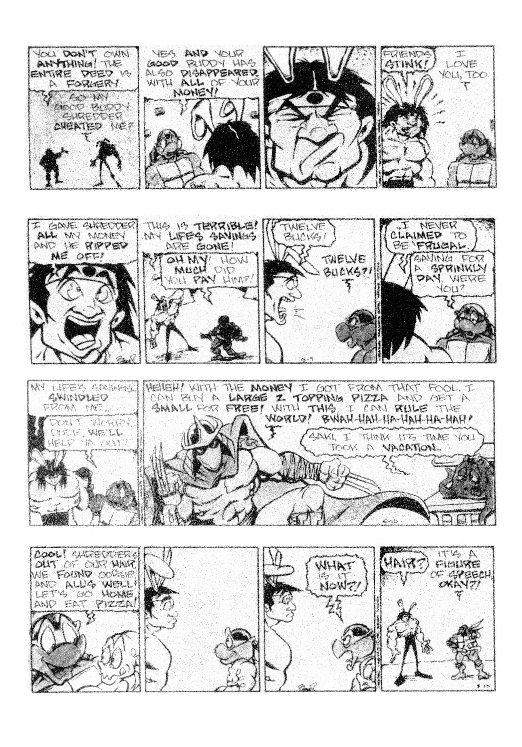 Read online Teenage Mutant Ninja Turtles: Complete Newspaper Daily Comic Strip Collection comic -  Issue # TPB 3 (Part 2) - 58