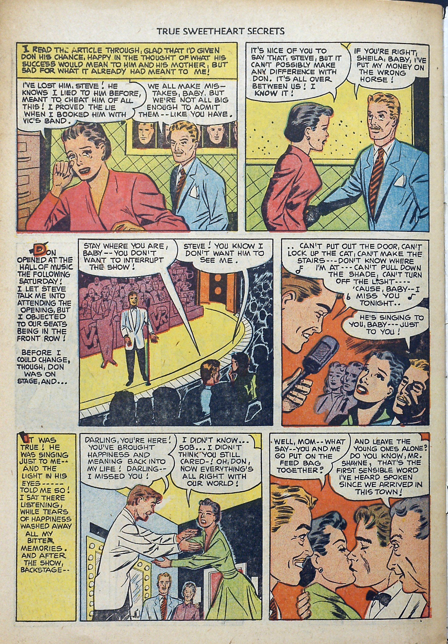 Read online True Sweetheart Secrets comic -  Issue #5 - 34