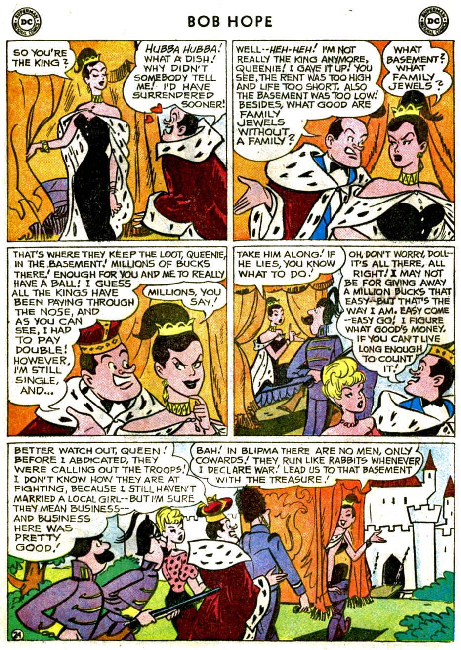 Read online The Adventures of Bob Hope comic -  Issue #58 - 29