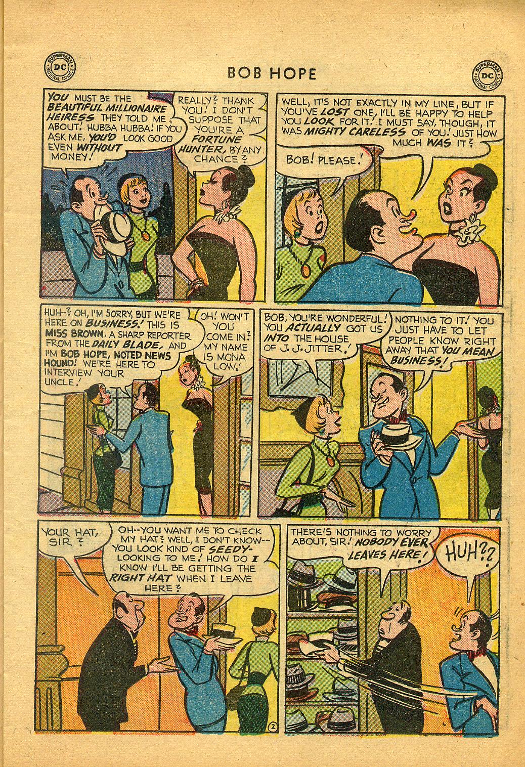 Read online The Adventures of Bob Hope comic -  Issue #28 - 15