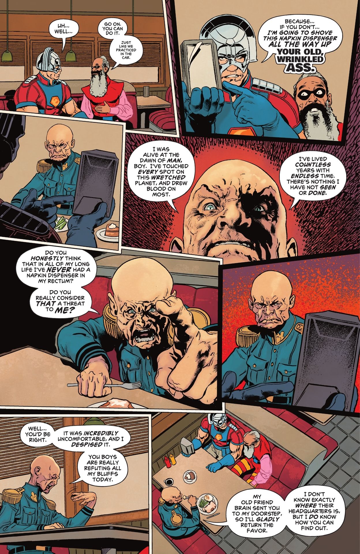 Read online Peacemaker Tries Hard! comic -  Issue #4 - 6