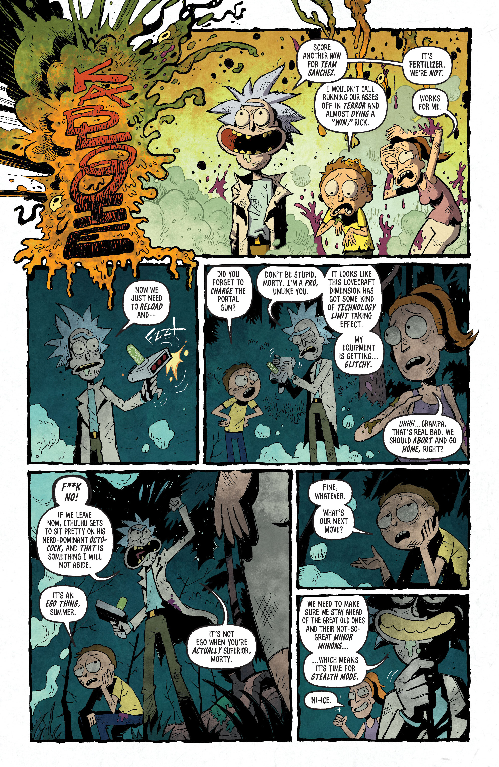 Read online Rick and Morty: vs. Cthulhu comic -  Issue # TPB - 24