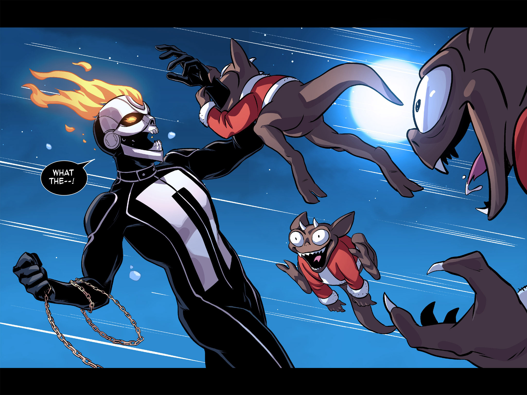 Read online Ghost Rider X-Mas Special Infinite Comic comic -  Issue # Full - 66