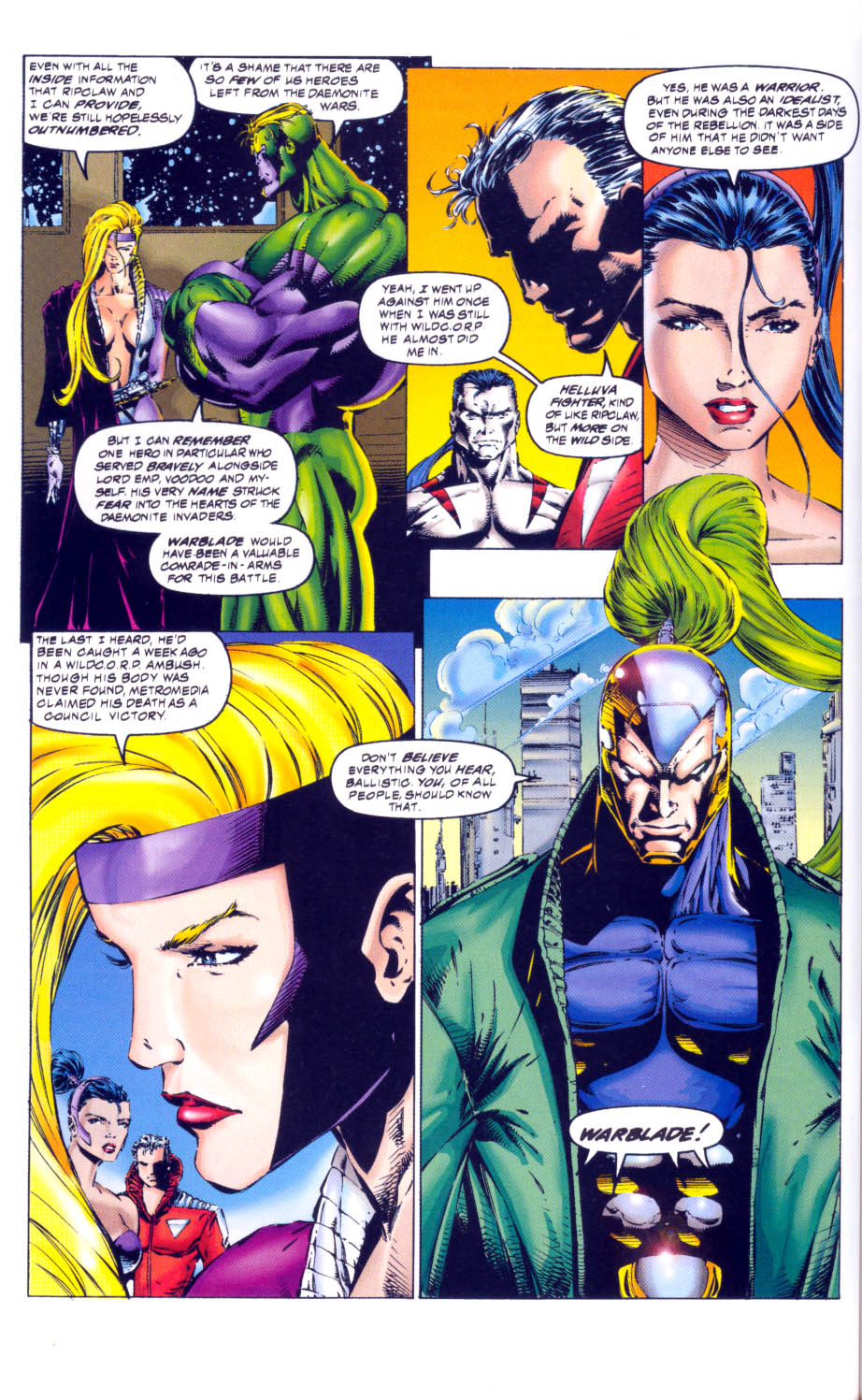 Read online Deathmate comic -  Issue # Black - 22