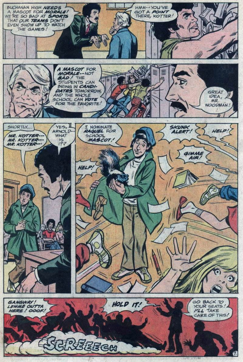 Read online Welcome Back, Kotter comic -  Issue #6 - 8